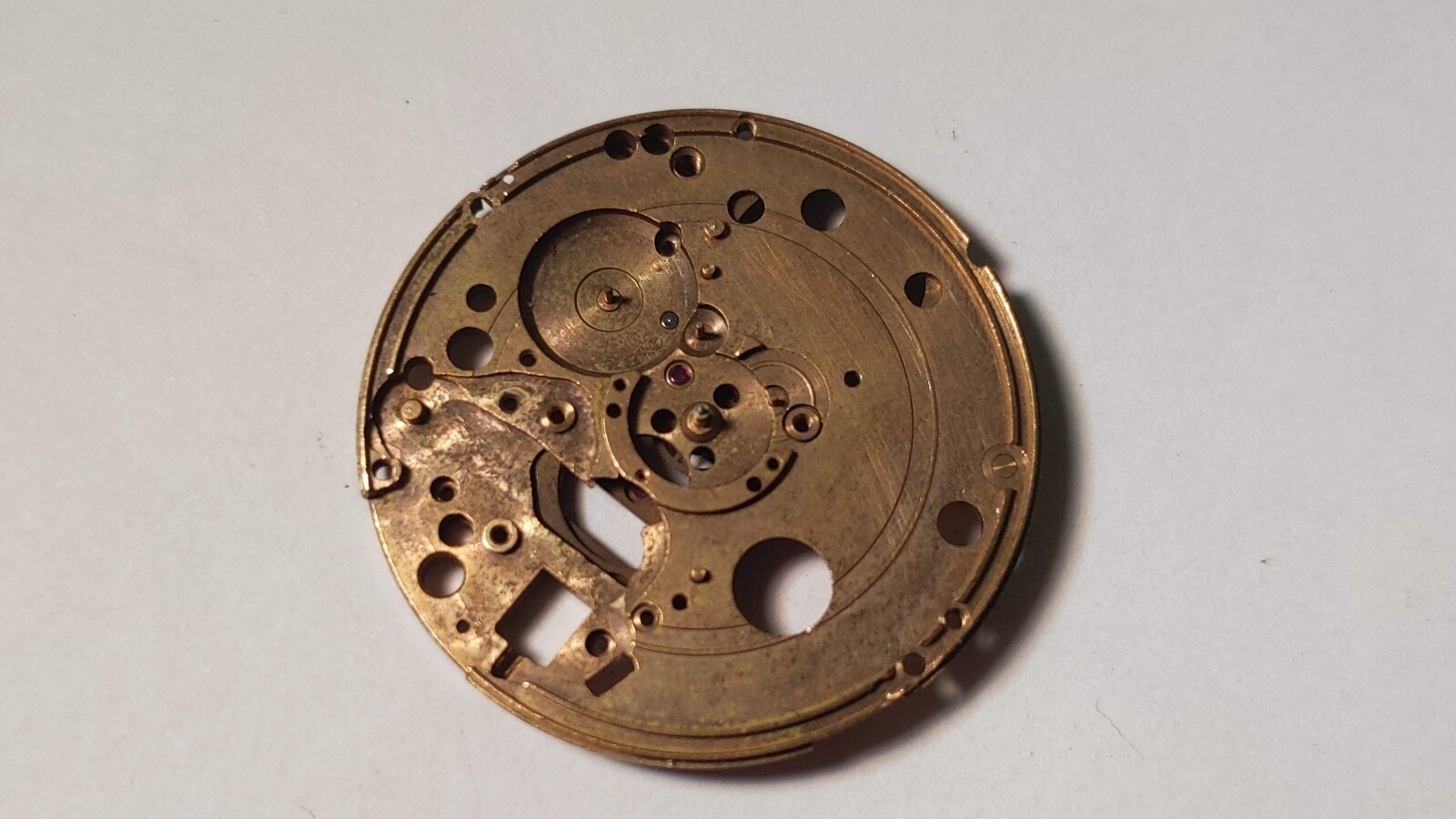 ESA 9162 mainplate pre-owned for watch repair