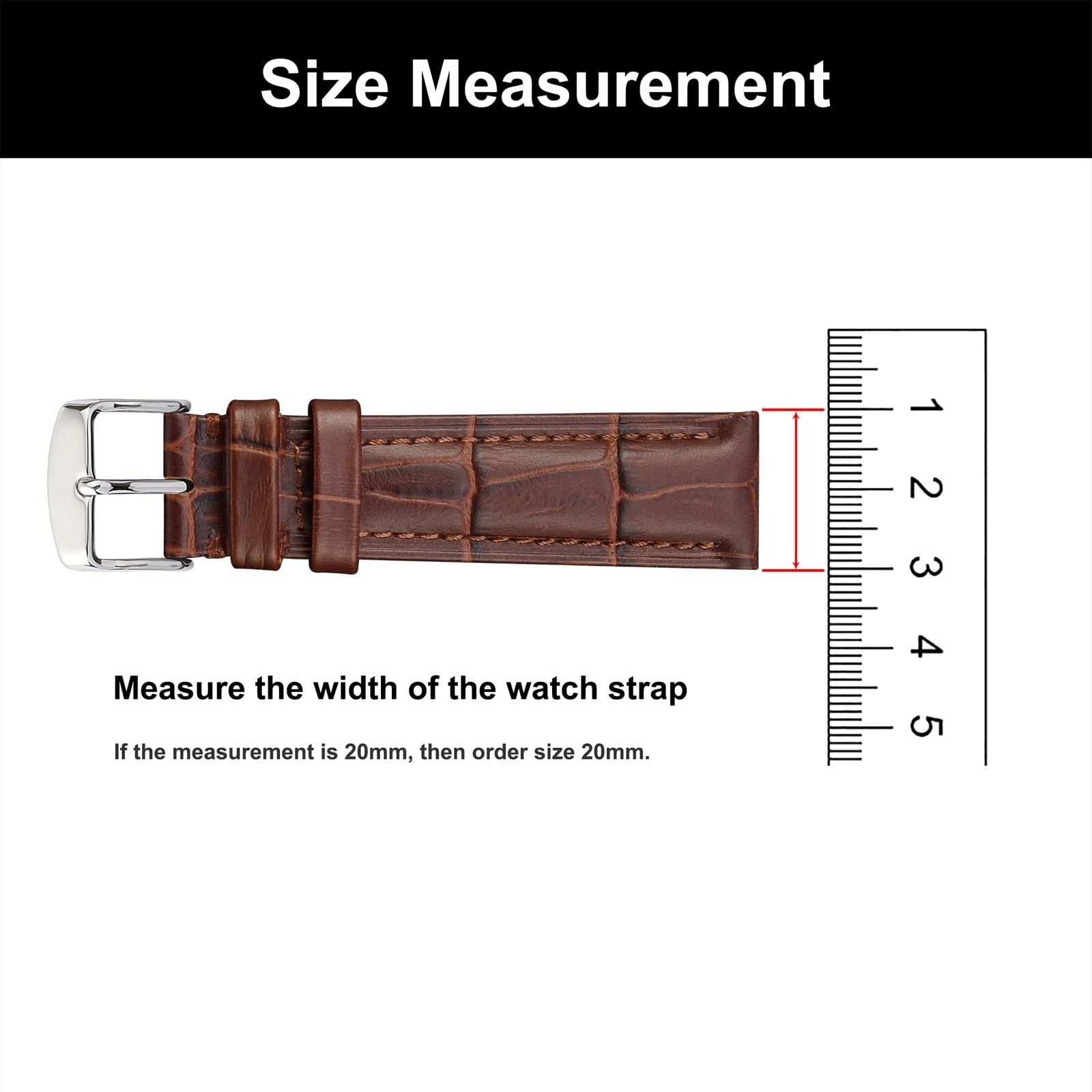 WOCCI 22mm Spring Bars, Pins for 22mm Watch Band