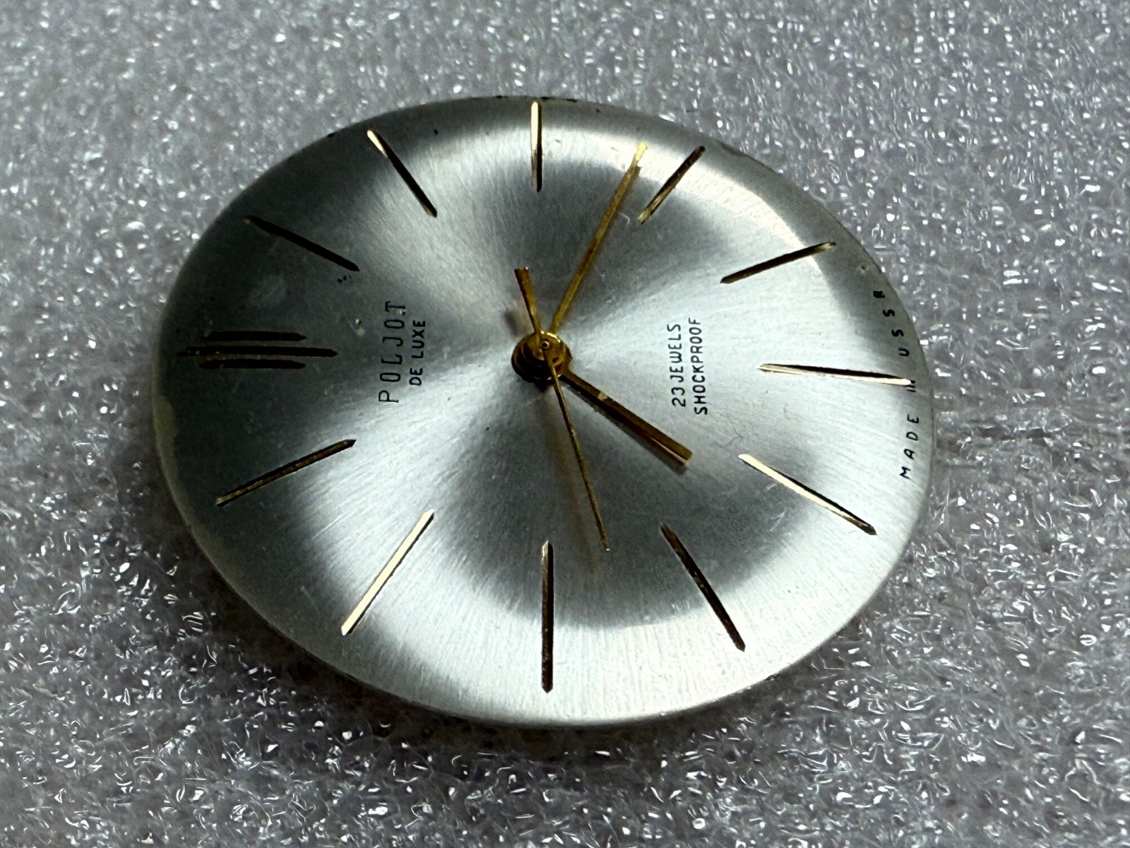 USSR POLJOT de LUXE movement 2209 caliber Gold Plated watch mechanism. FOR PARTS