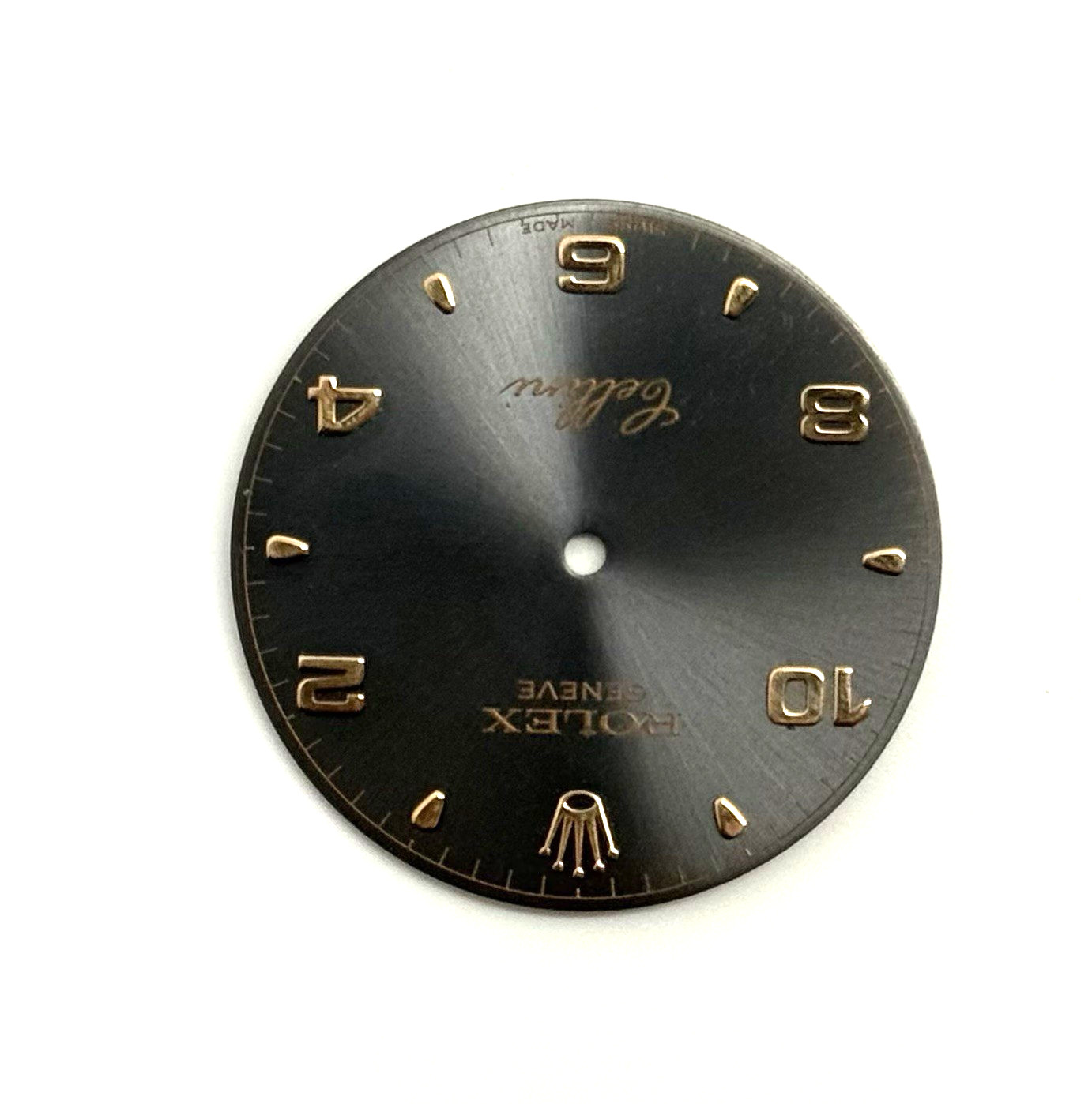 Rolex Cellini Cestello 5330 Gray 18K Rose Gold Arabic Numerals Dial Authentic