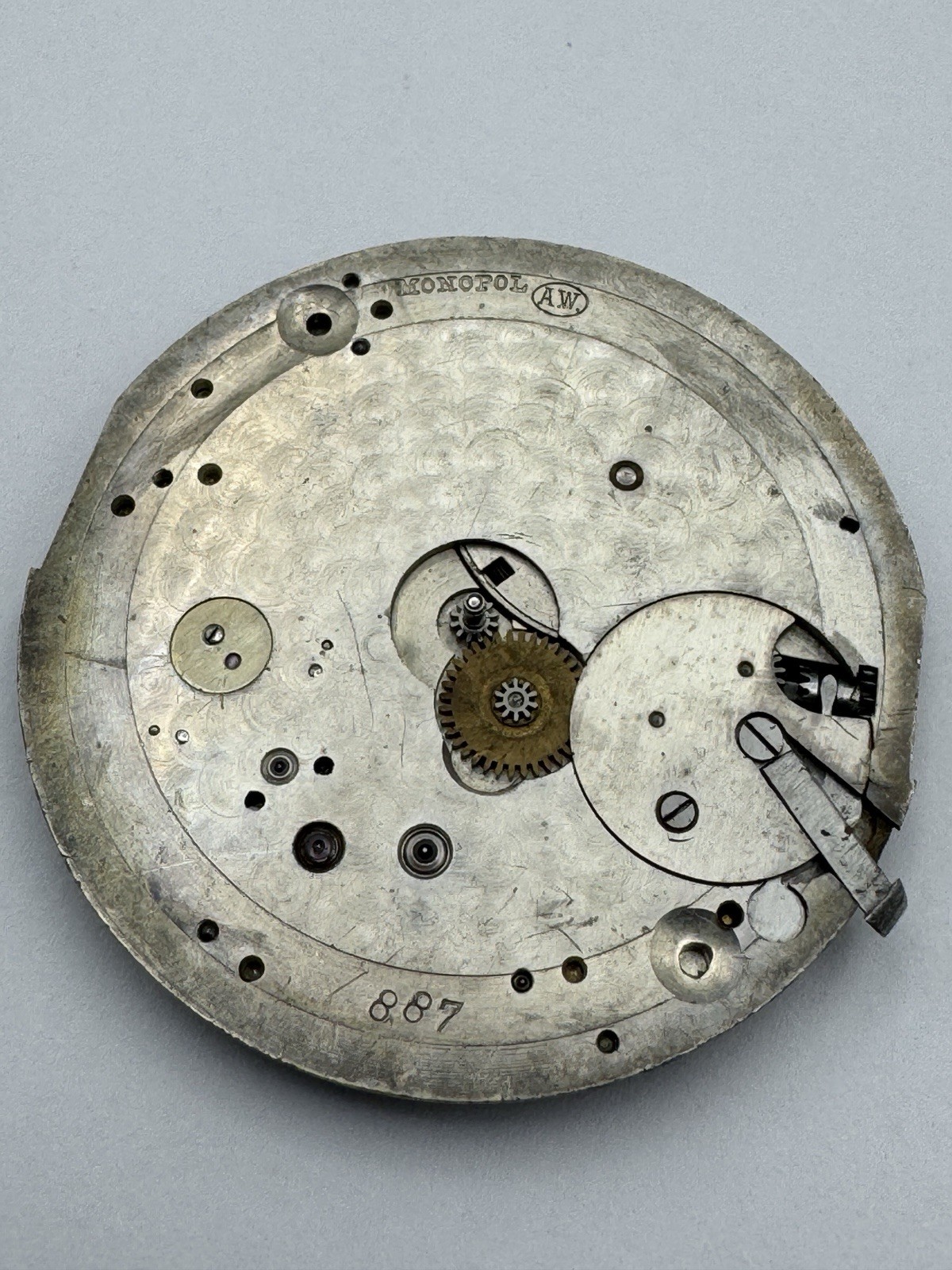 Pair Of High Grade Pocket Watch Movement For Parts Or Repair