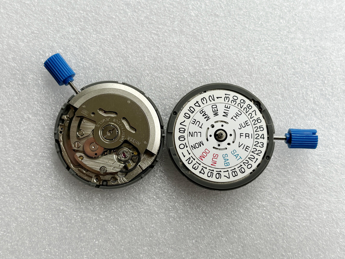 NH36 NH36A Movement 3 Digit Dual Calendar At 3.0/3.8 / 4.5 Oclock