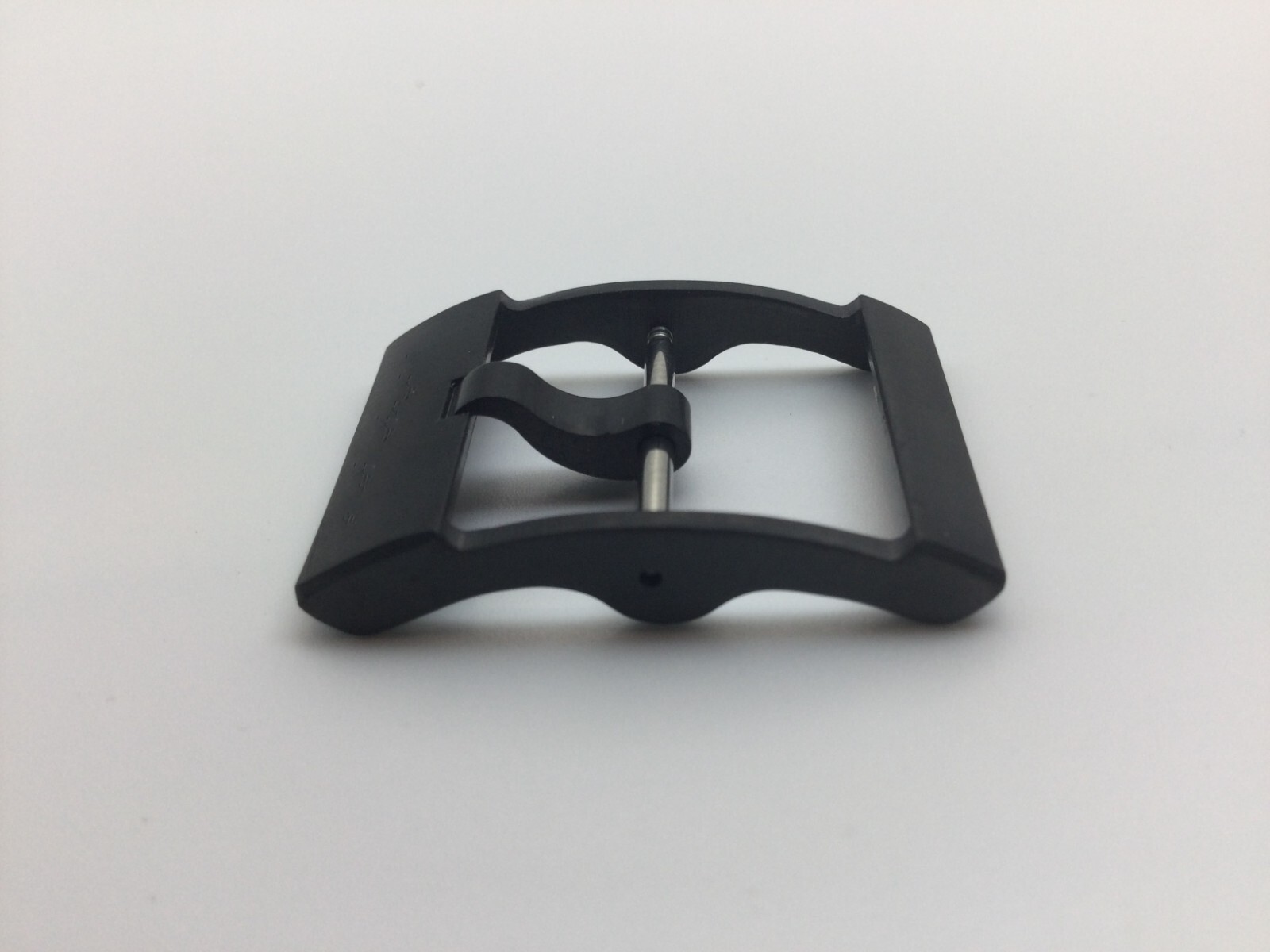 20MM S/STEEL RUBBER STRAP TANG BUCKLE CLASP FOR BREITLING A20SS1 BRUSHED BLACK