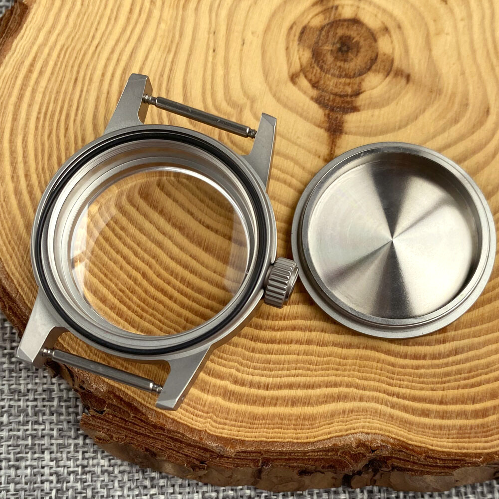 200M Dive Steel Watch Case 36mm Brushed Fit NH35 ETA 2824 PT5000 Domed Sapphire