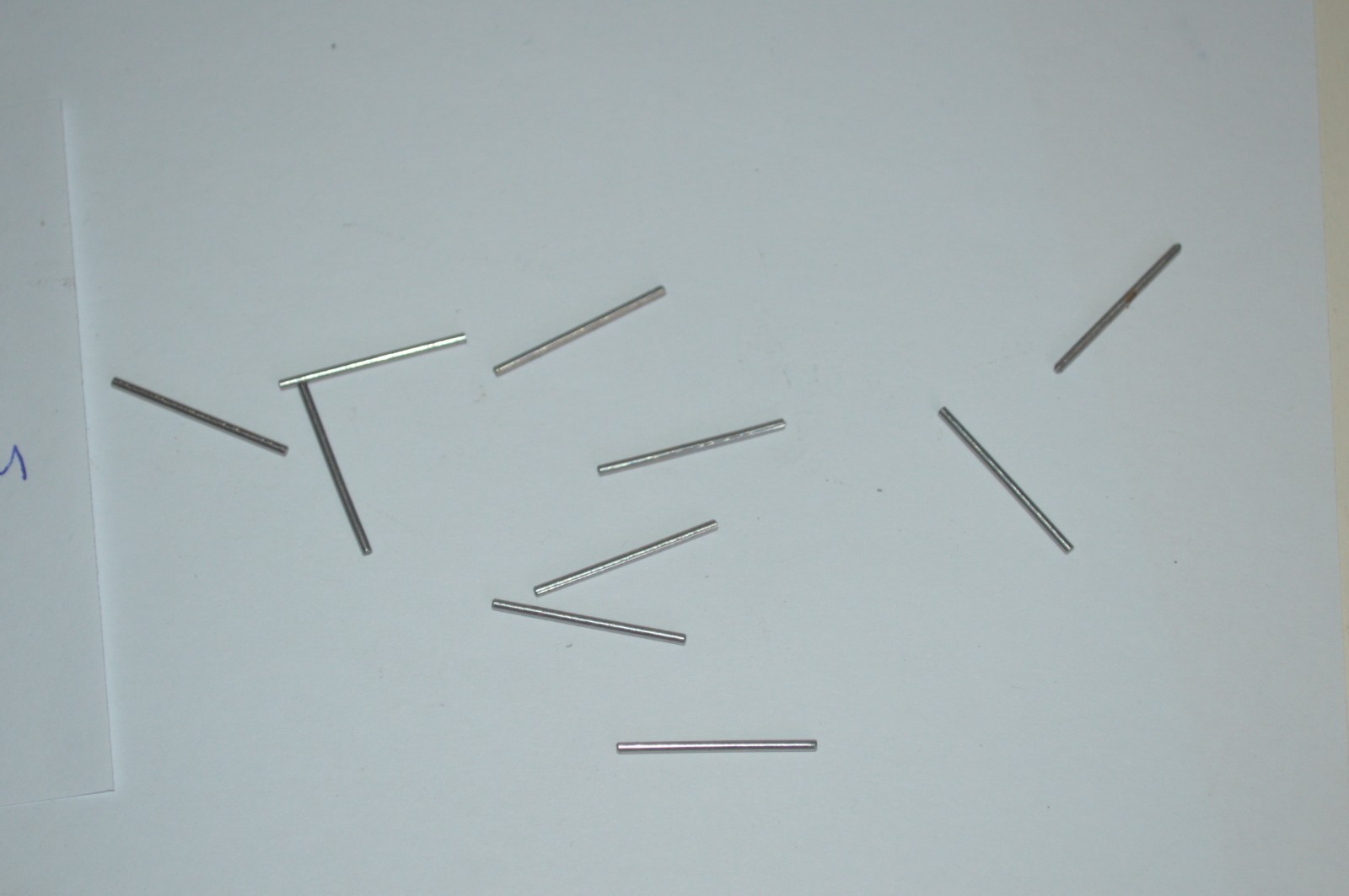 Swatch Watch 10 Metal Pins 5 For 17mm Straps 5 for 12mm Swatch Watch Circa 1990s
