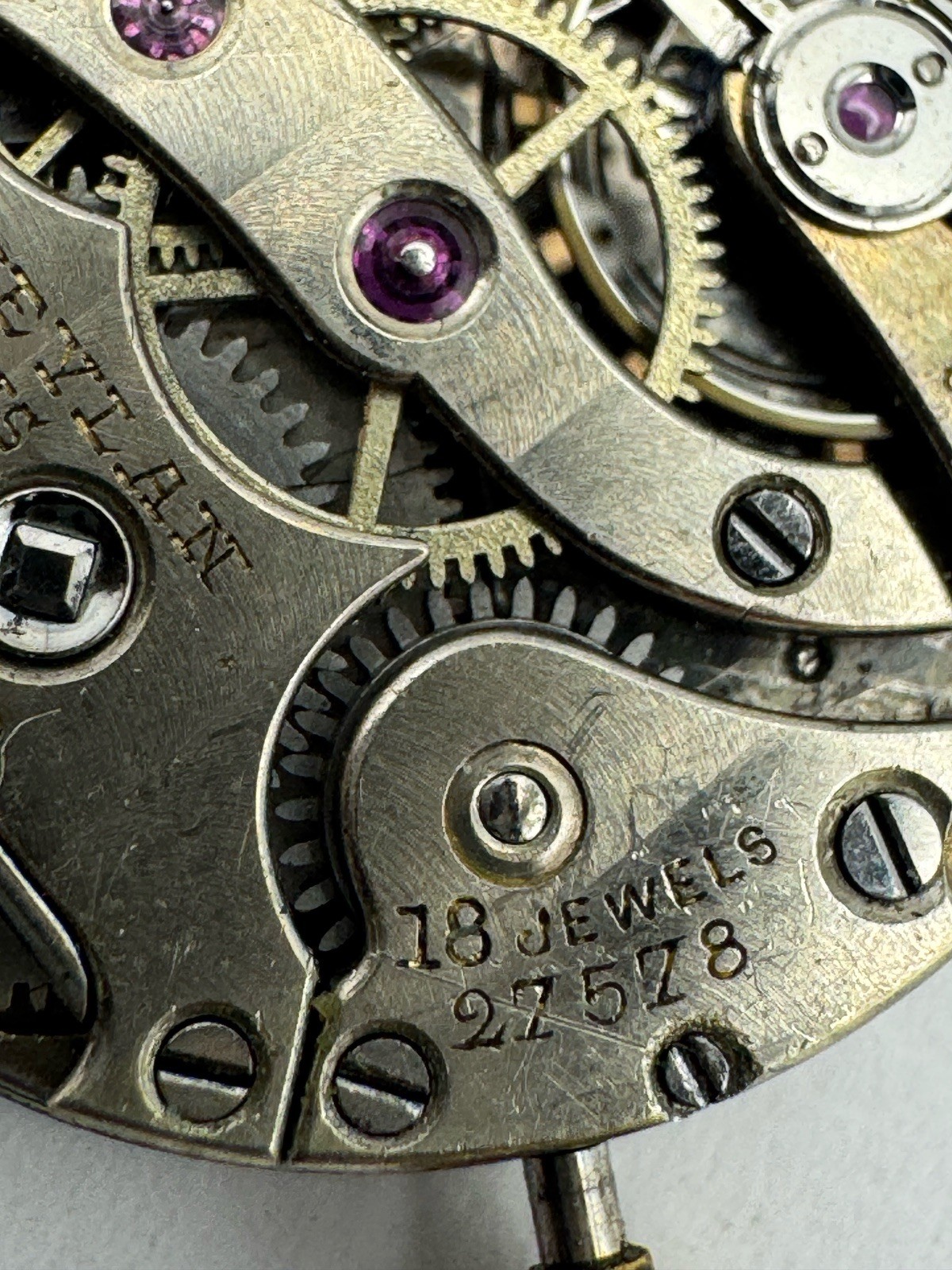Vintage C.H. Meylan Bailey Banks Biddle Dial Watch Movement – Runs