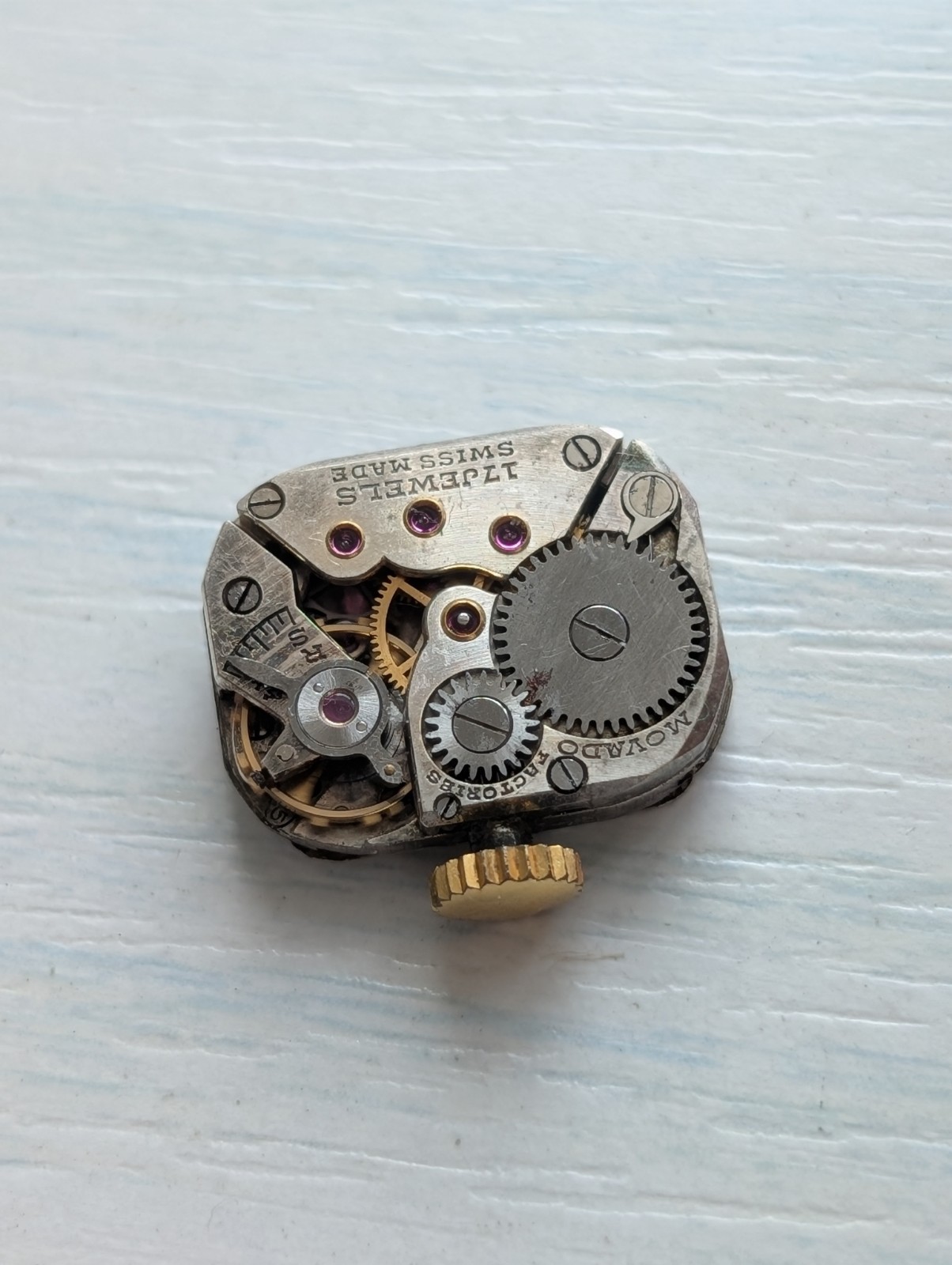Vintage Movado 675 Mechanical Watch Movement (Runs)
