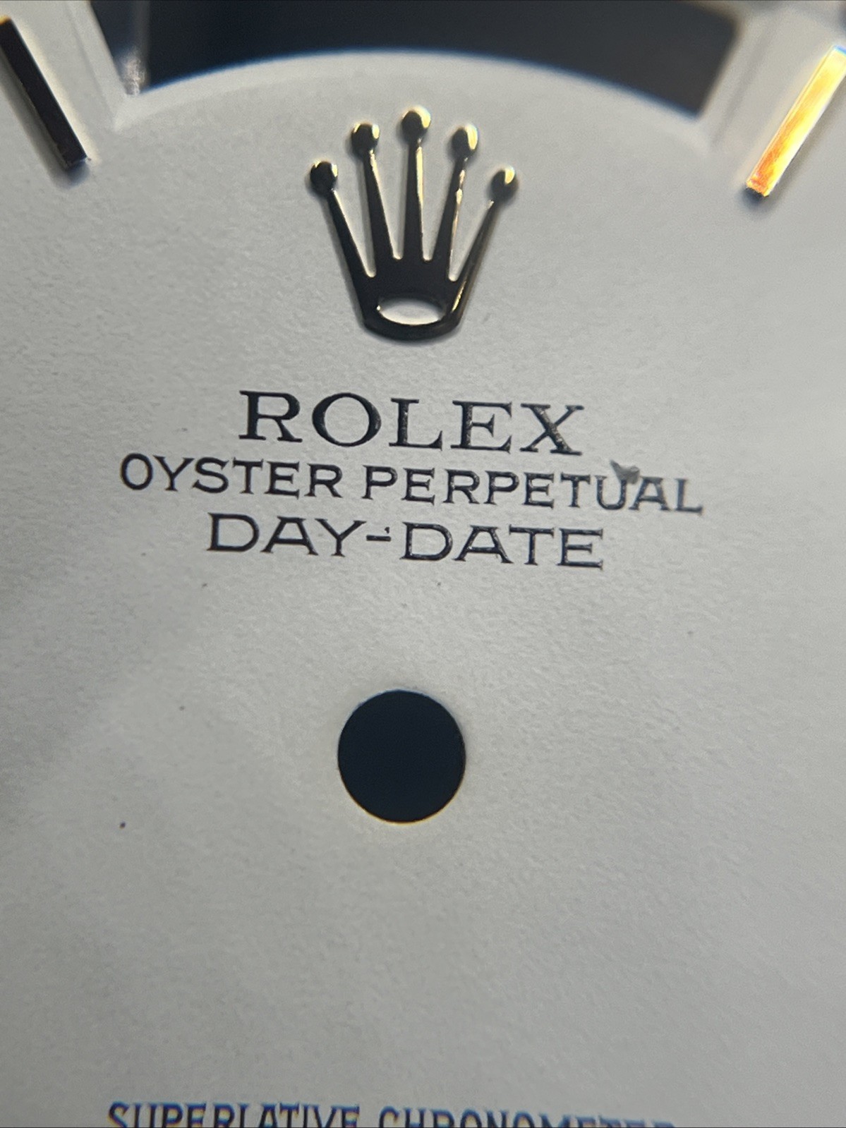 Genuine Rolex Day-Date 18038 White Roman Numeral Dial