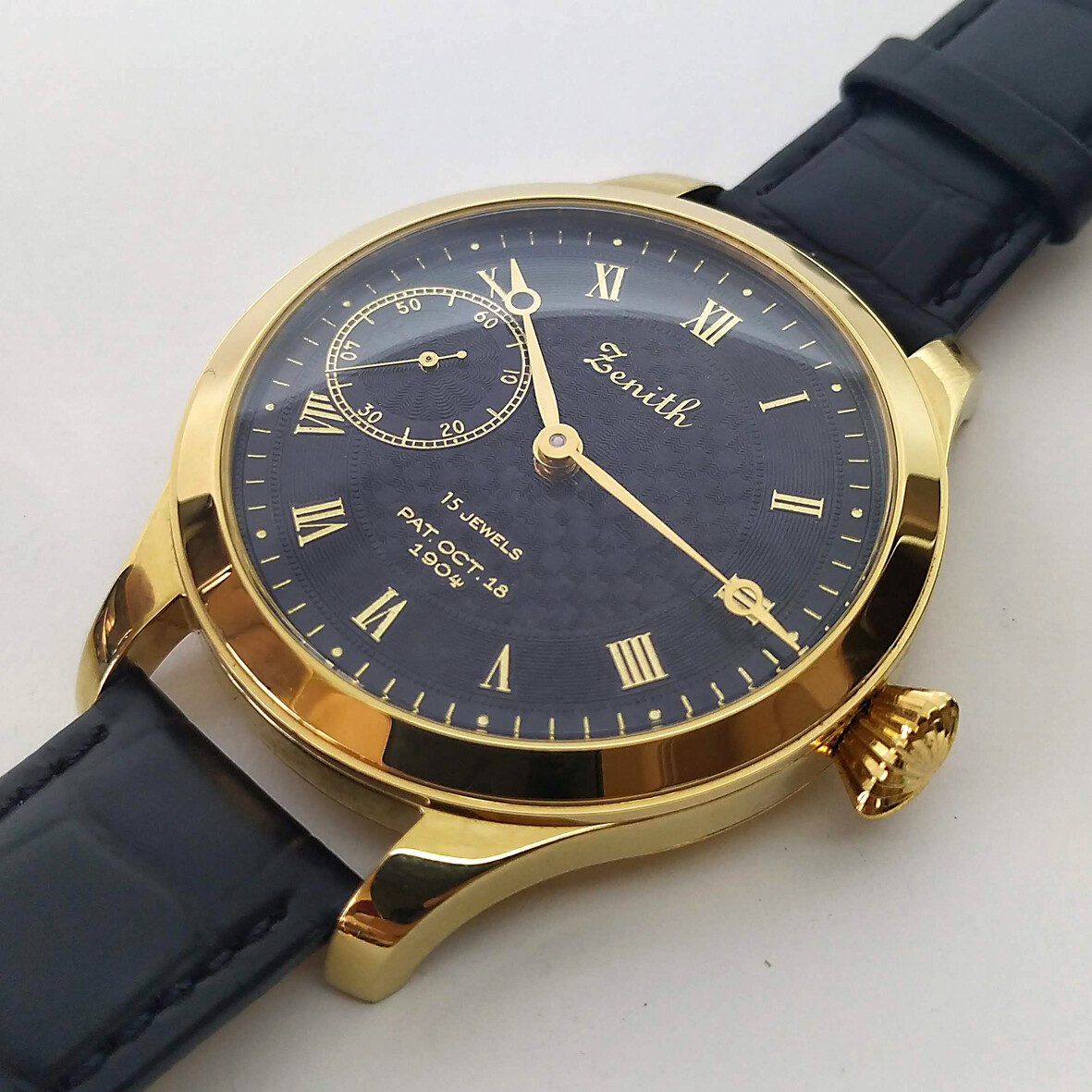 47mm watch case. DIY watch making. Stainless steel. PVD Yellow color.