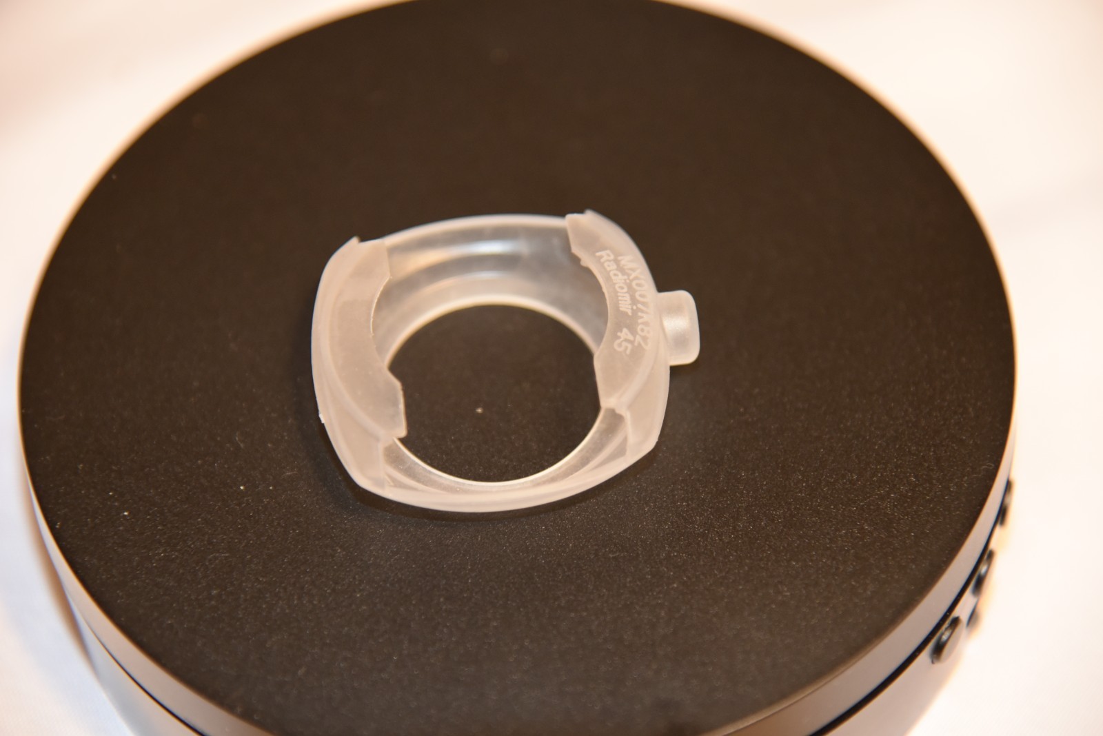 Genuine OFFICINE PANERAI Radiomir 45MM Case Bezel Crown Guard Protector Silicone