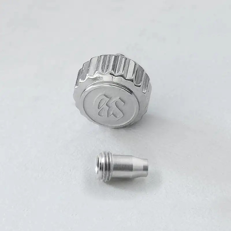 Replacement Stainless Steel Screw Crown for Grand 44GS 6mm 36.5mm 40mm