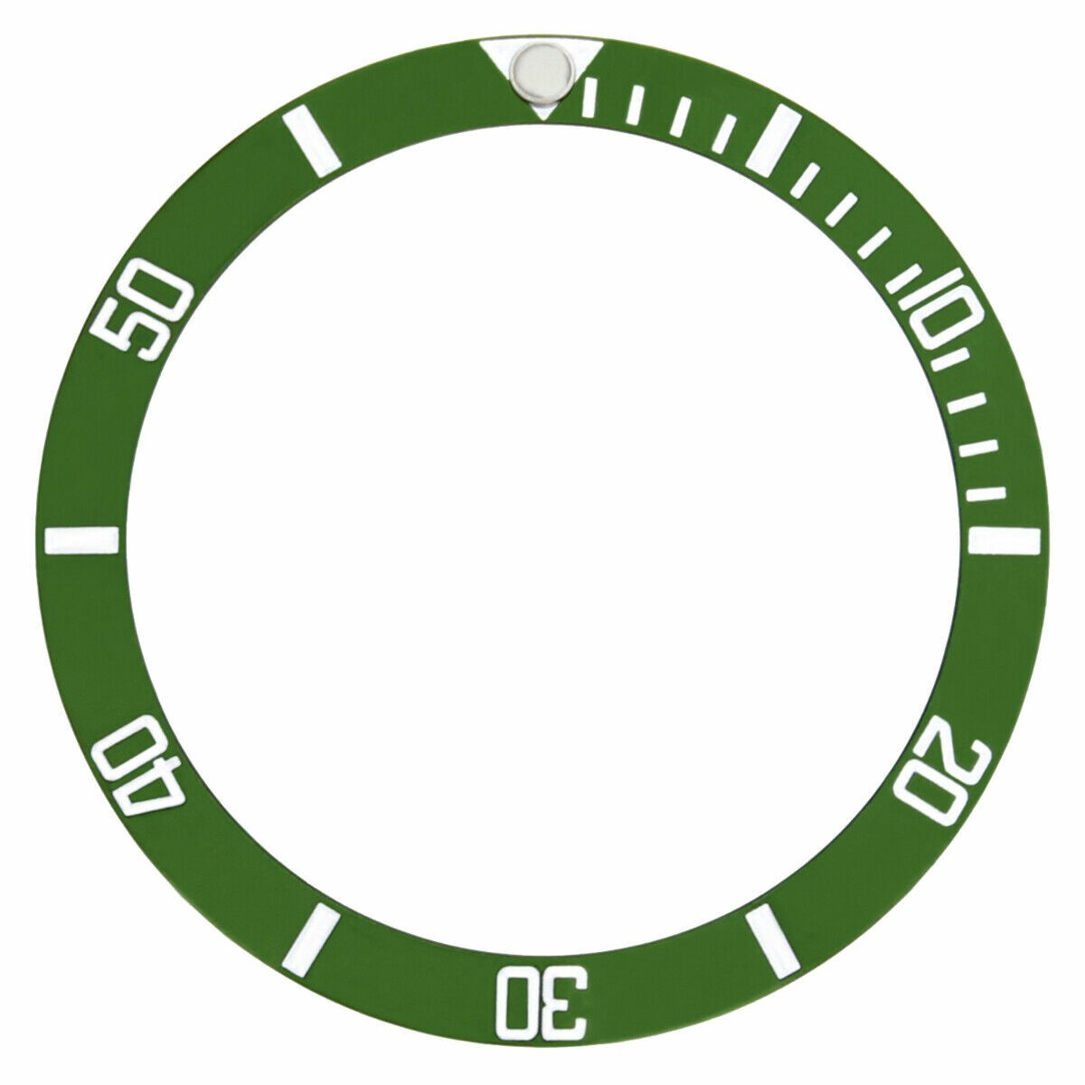 Ewatchparts Green Bezel Insert for Rolex Submariner 16800,16610LV Kermit FLAT 4