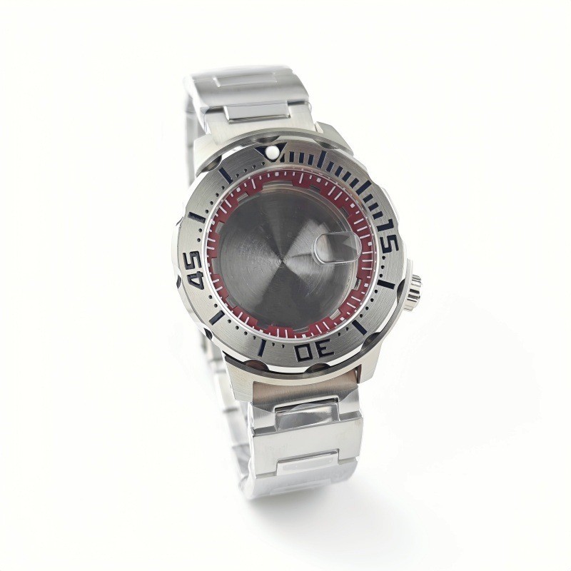 42mm NH35 Steel Case Sapphire Crystal 200m Waterproof Diver Watch Mod Part