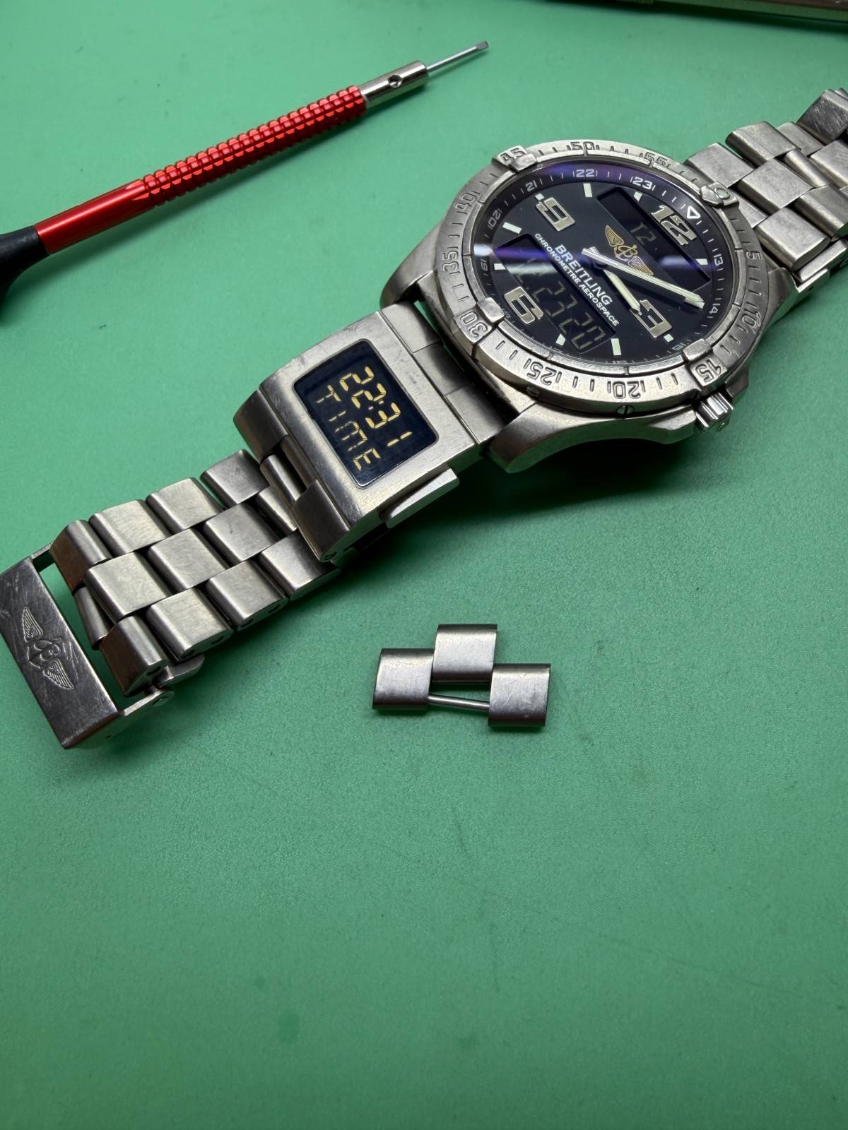 Breitling Titanium Chronometre Aerospace 20mm Link