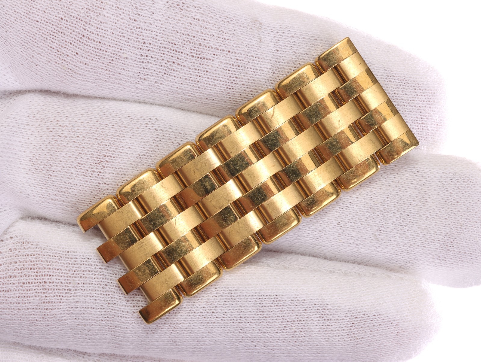 21mm CITIZEN STILETTO Bracelet SIX-LINK SECTION Men’s G820 Watch Gold-Tone Band
