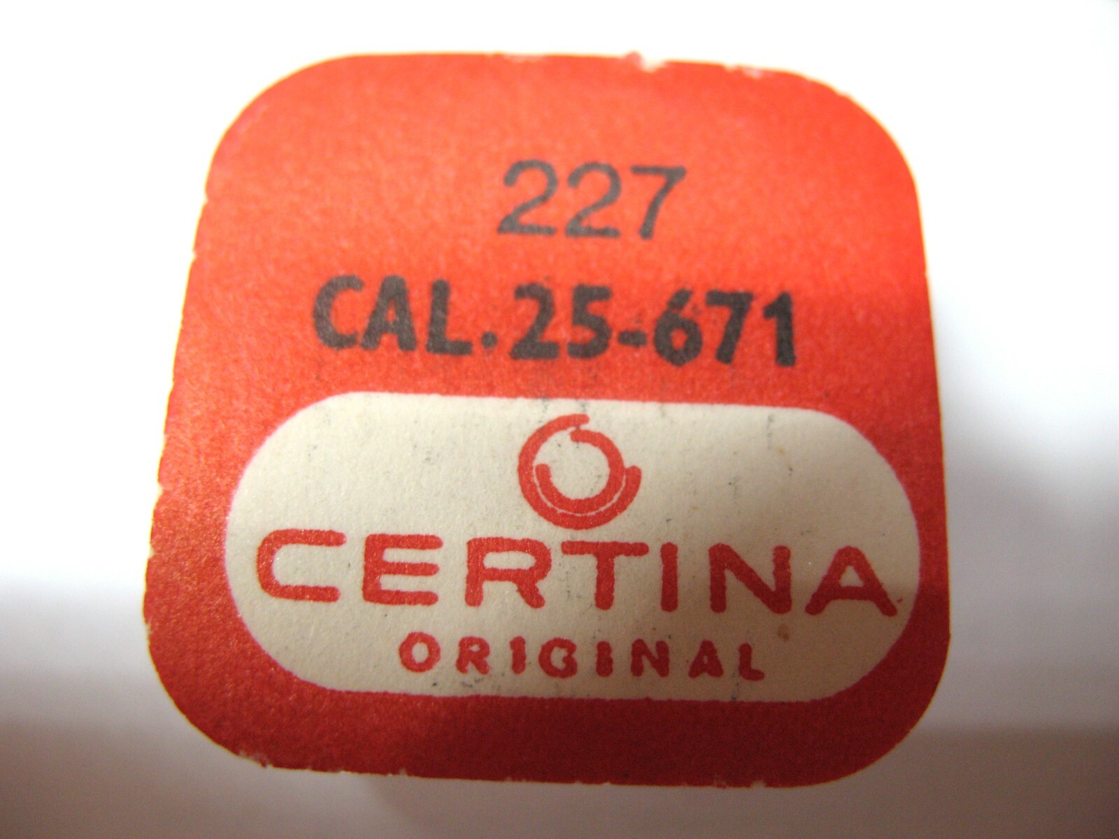 CERTINA 25-671,25-681 SWEEP SECONDS WHEEL PART 227