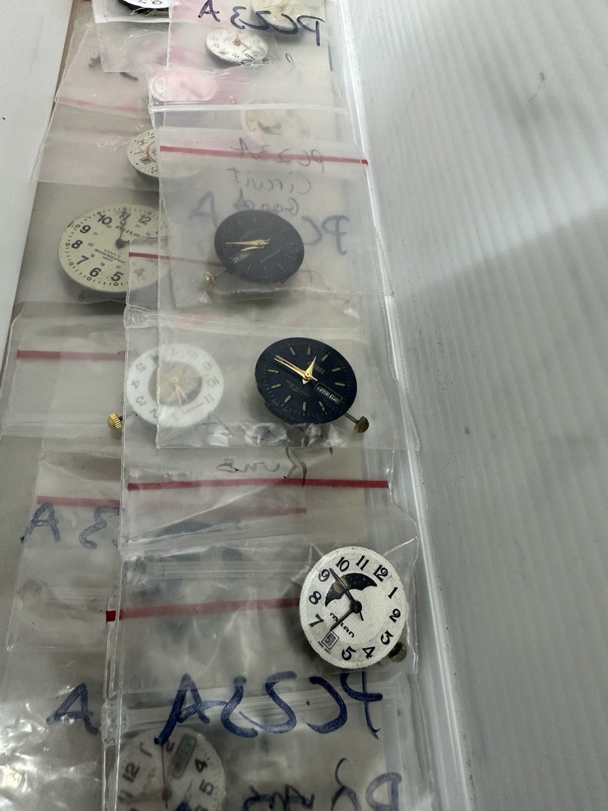 LOT 57 HATTORI QUARTZ WATCH MOVEMENTS PC 22A, PC21 PC23 Parts Repairs Crafts