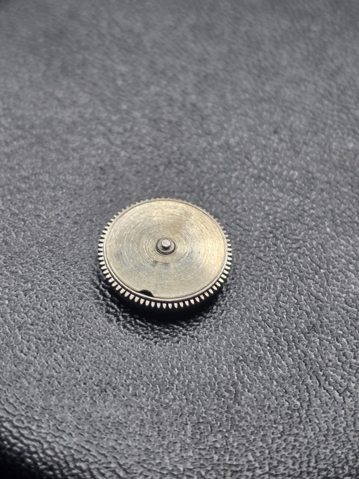 Watch Movement Part Silver Metal Gear Wheel and Disc Lot of 2