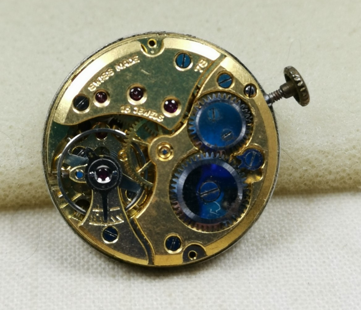 Lot 8 x Rotary Swiss Wristwatch Movements Repair/Parts