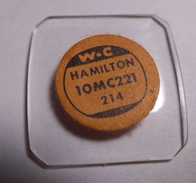 WC (Watch Craft) Glass Wristwatch Crystals- Hamilton Lot# 216