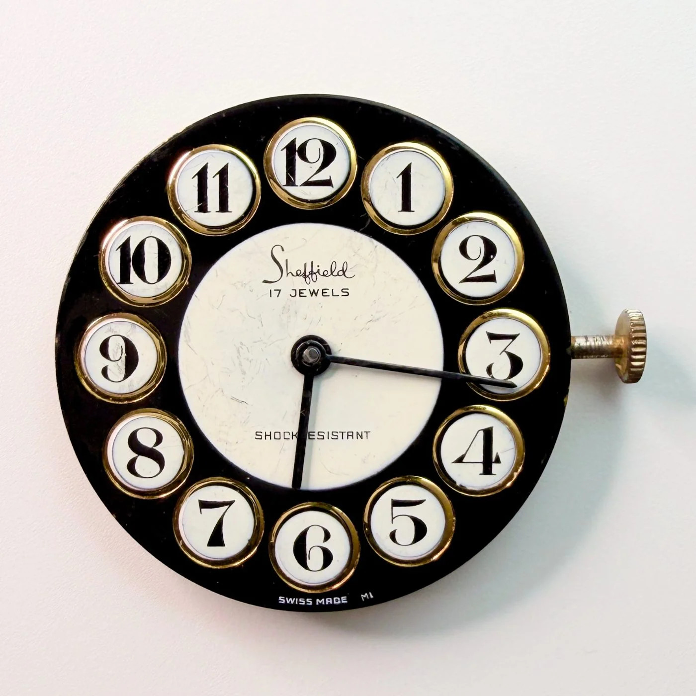 Sheffield 17 Jewel Watch Movement – Ronda 7111, 25.8mm, For Spares or Repair
