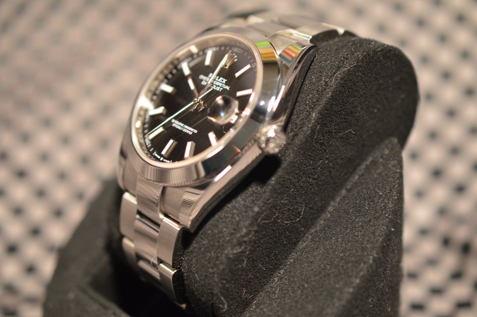 2025 Rolex Datejust 41mm Black Dial 126300 Full Set.