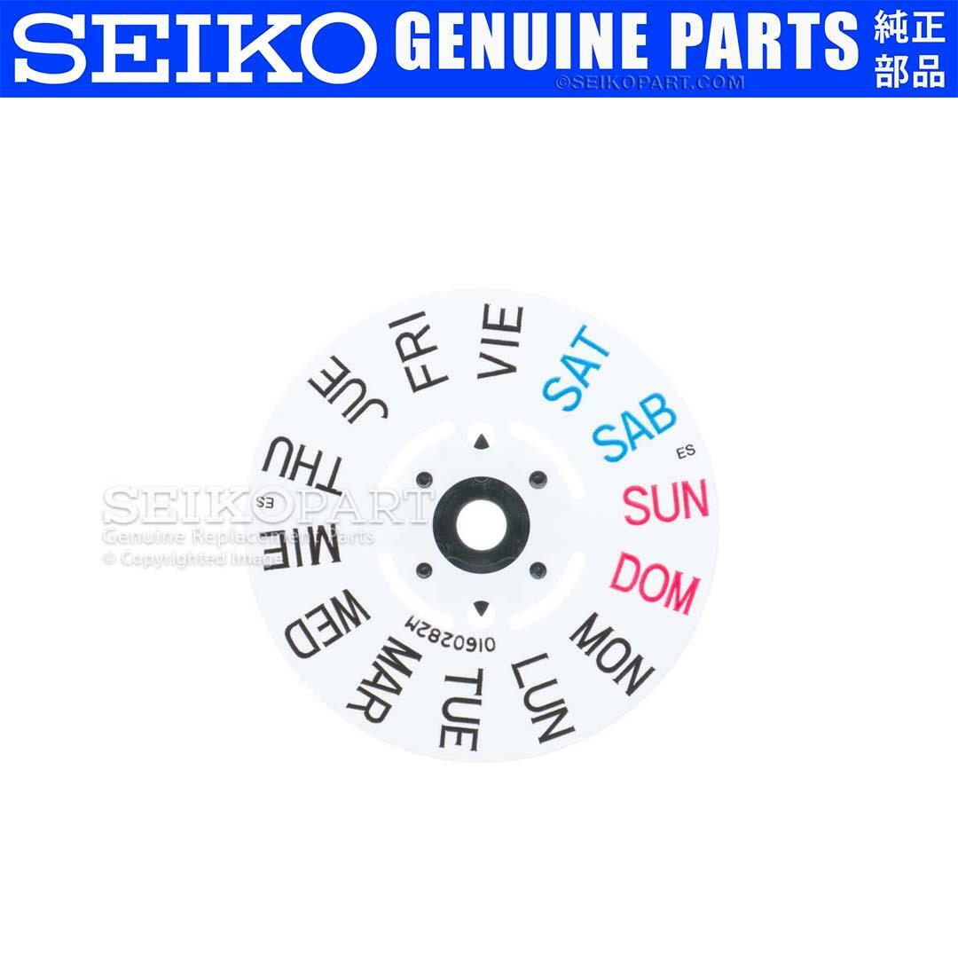 Seiko Day Wheel Disc f/ Crown 4H SKX007 SKX009 7S26 7S36 NH26 NH36 4R36 Spanish