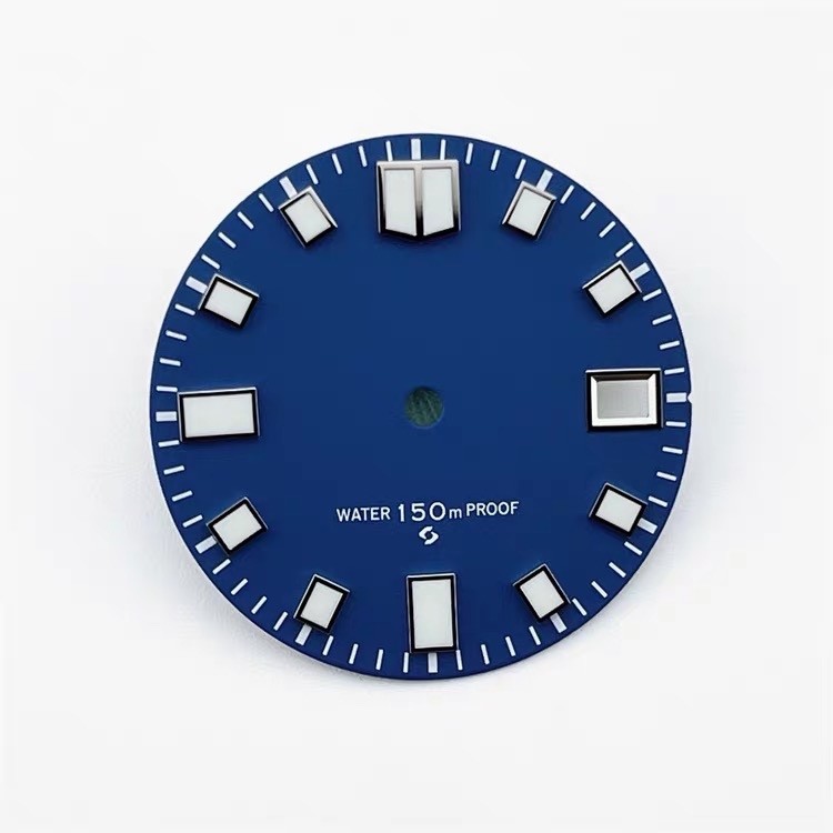 28.5MM Strong Luminous Diver Watch Abalone Dial Date for Seiko NH35/36