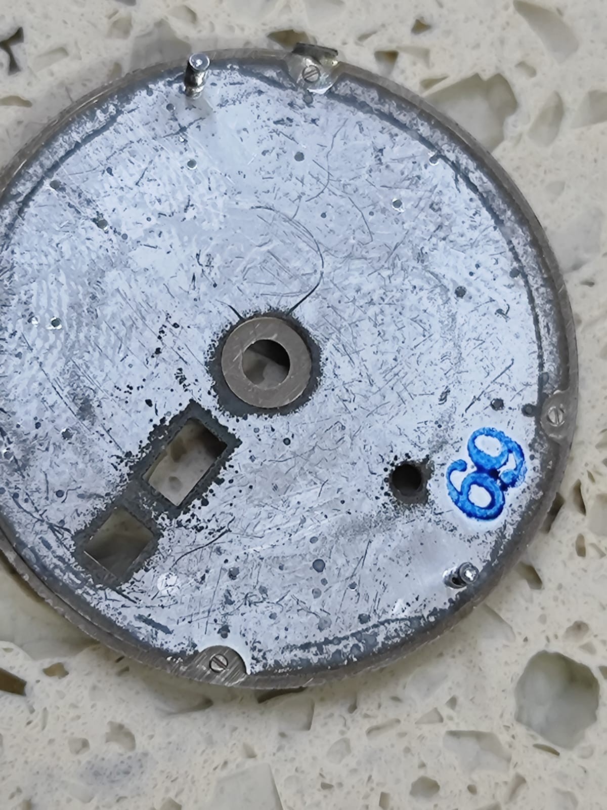 VINTAGE SEIKO CHRONOGRAPH 6139-6040 WATCH PART GRAY DIAL USED