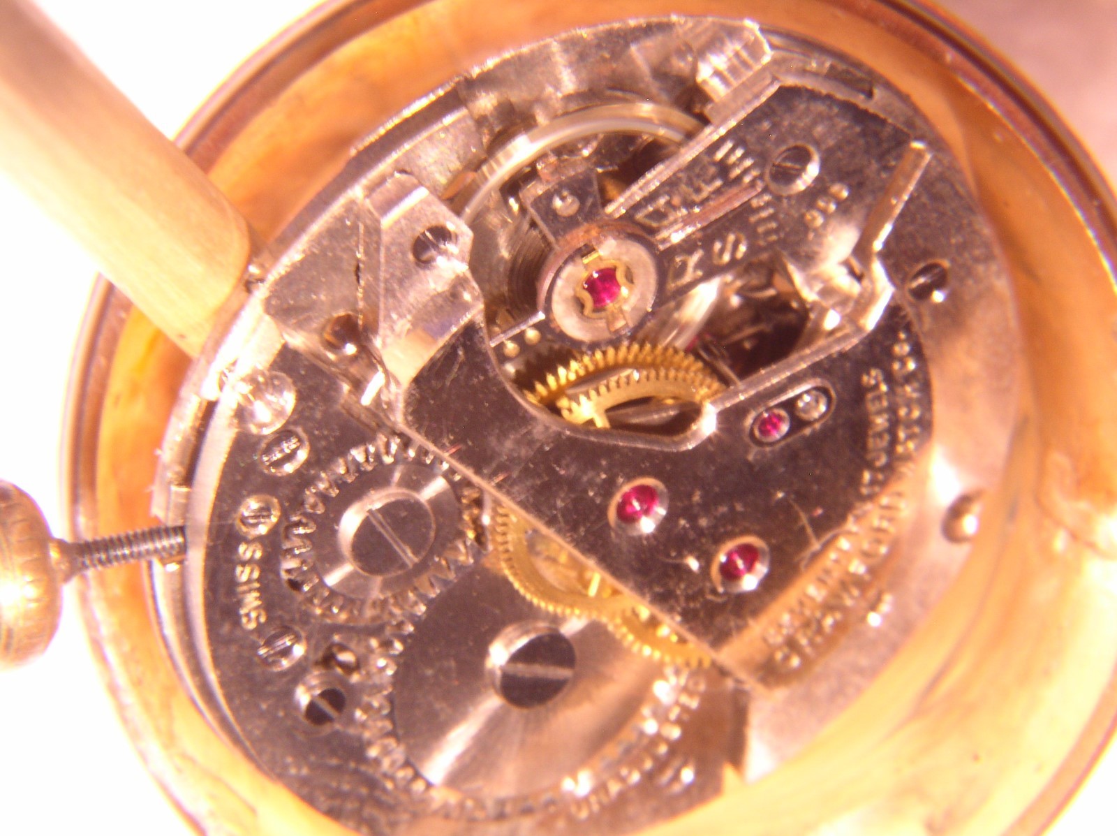Crawford WWII Military Style Watch Movement Parts or Restoration AS 1194