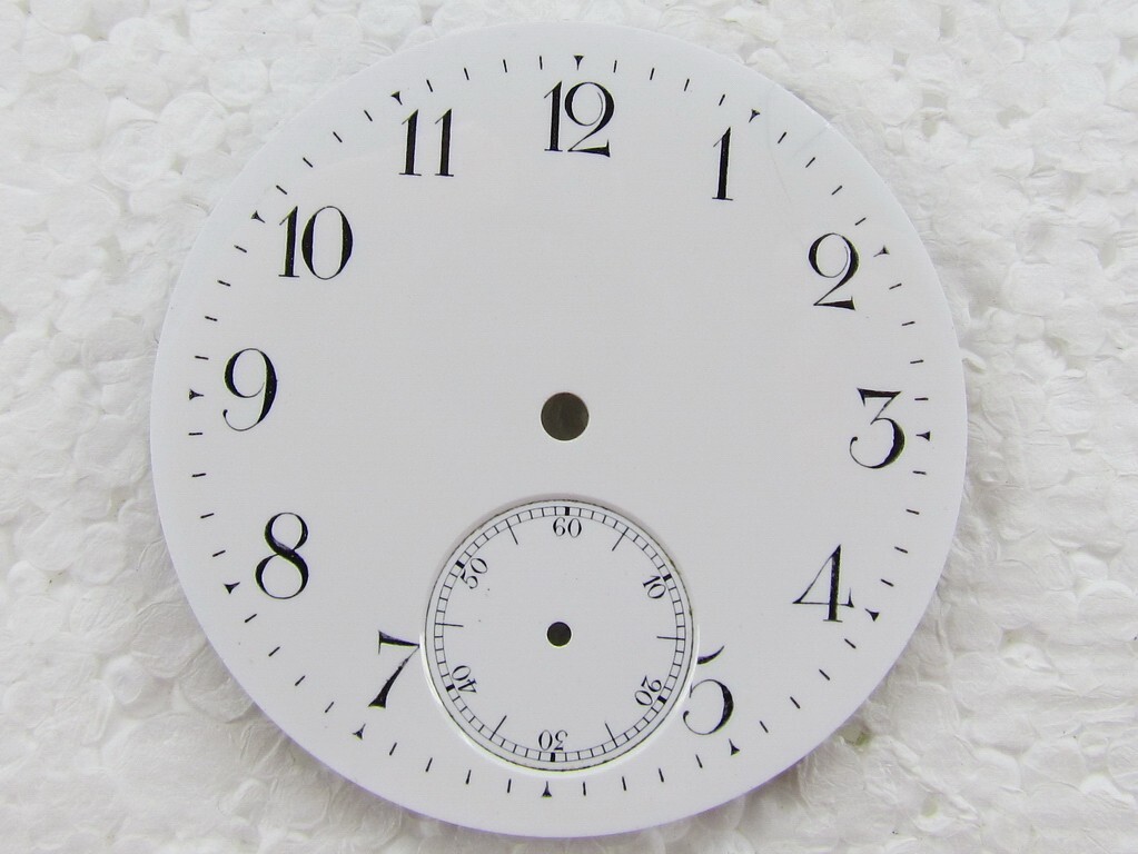 Omega Antique Swiss Original Porcelain Dial (Watch-face) 44 mm for Pocket Watch