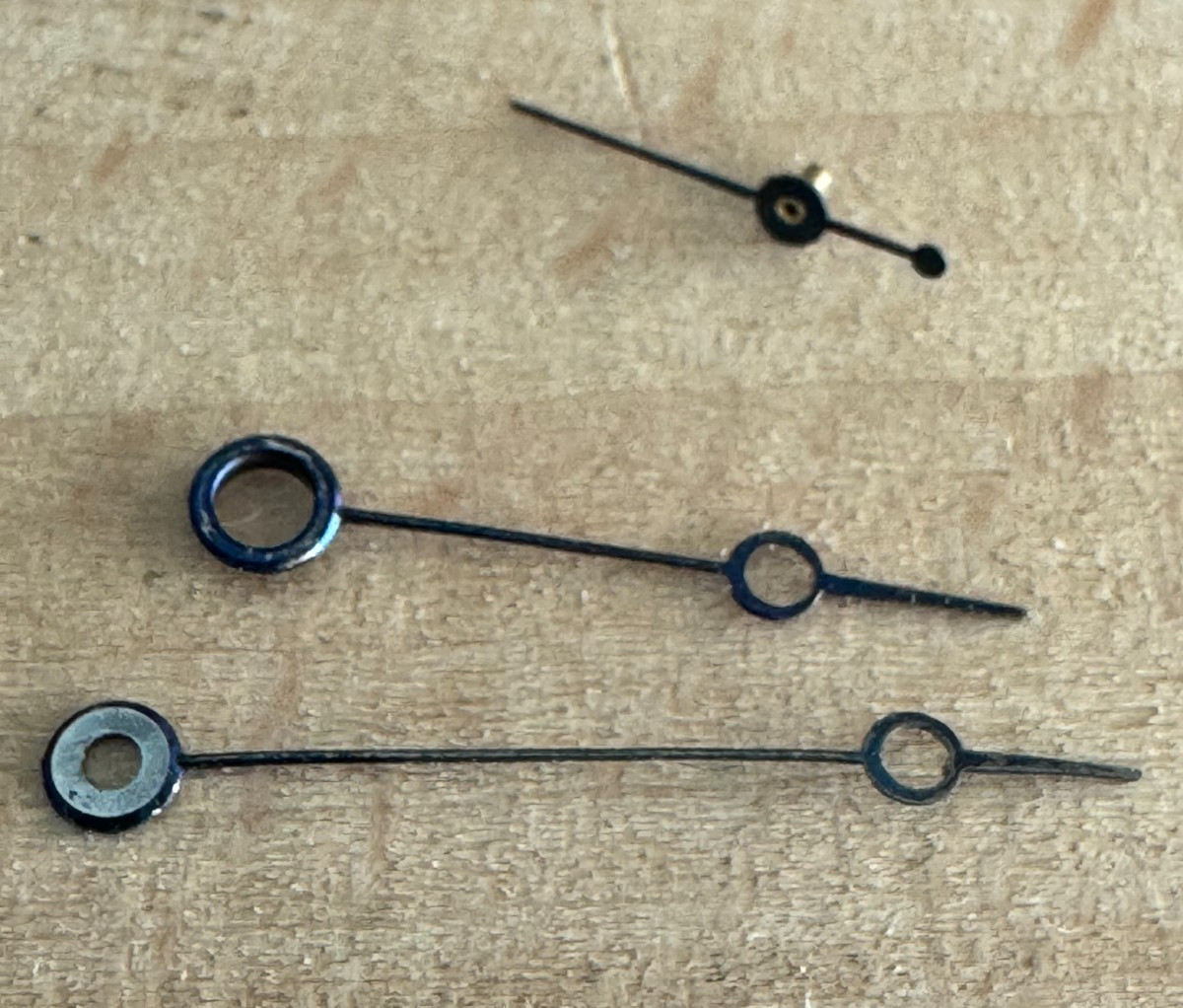 VINTAGE 16 SIZE HAMILTON POCKET WATCH HANDS 3PCS