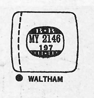 WALTHAM : CABOT – Tonneau w/Radius Corners 21.4mm x 19.7mm
