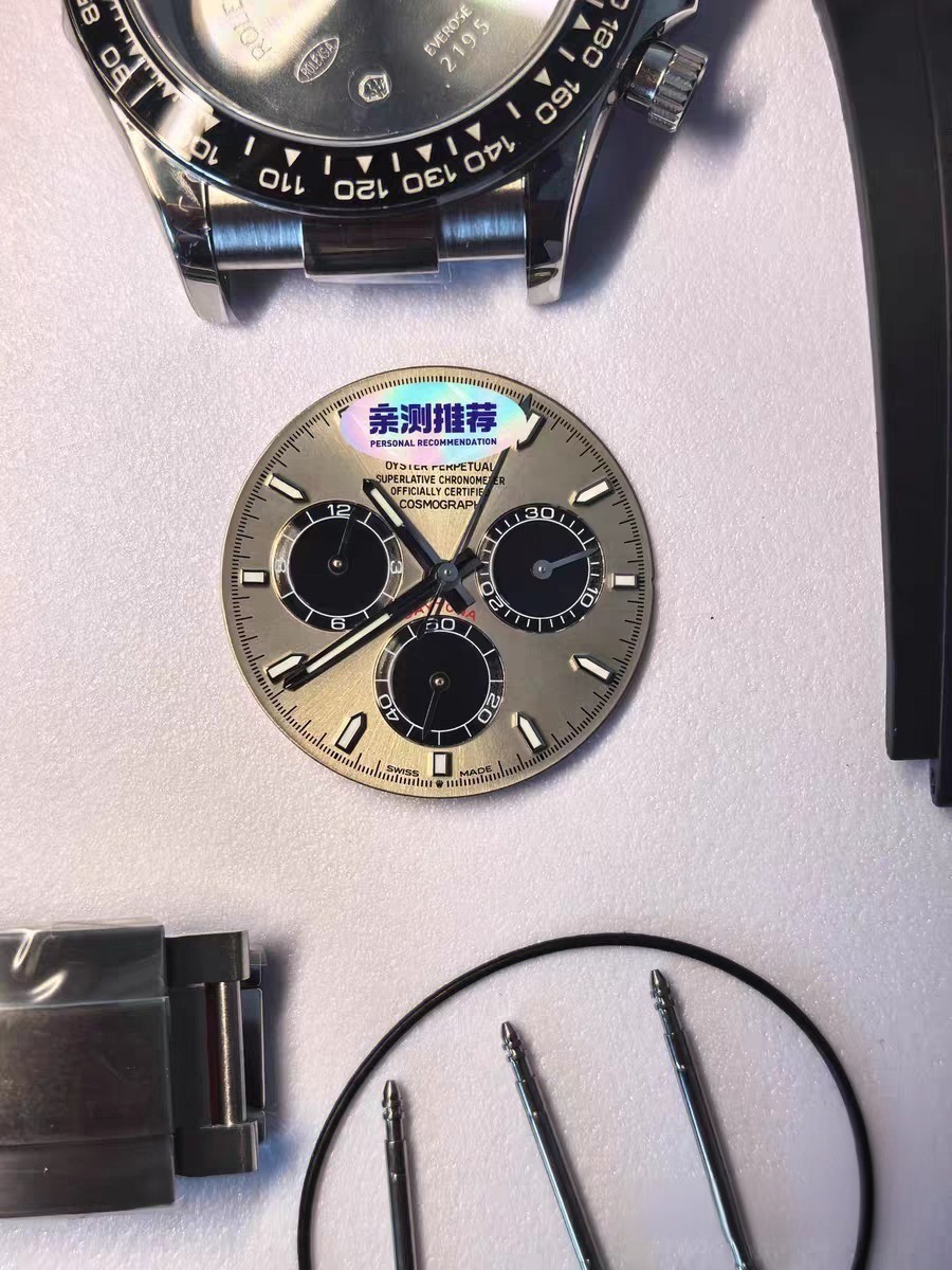 DIY SET for 40MM watch case + dial + hands +904L Strap Suitable for 4130 4131