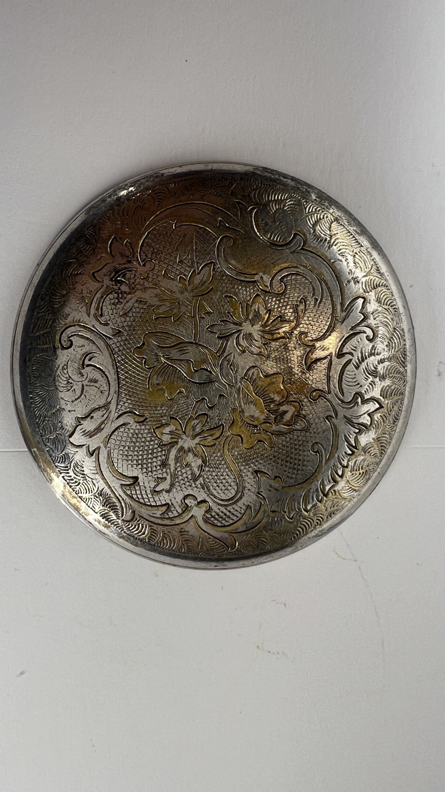 Vintage AERO Watch S.A. Neuchâtel Pocket Watch Back Cover Base Metal, Swiss Made