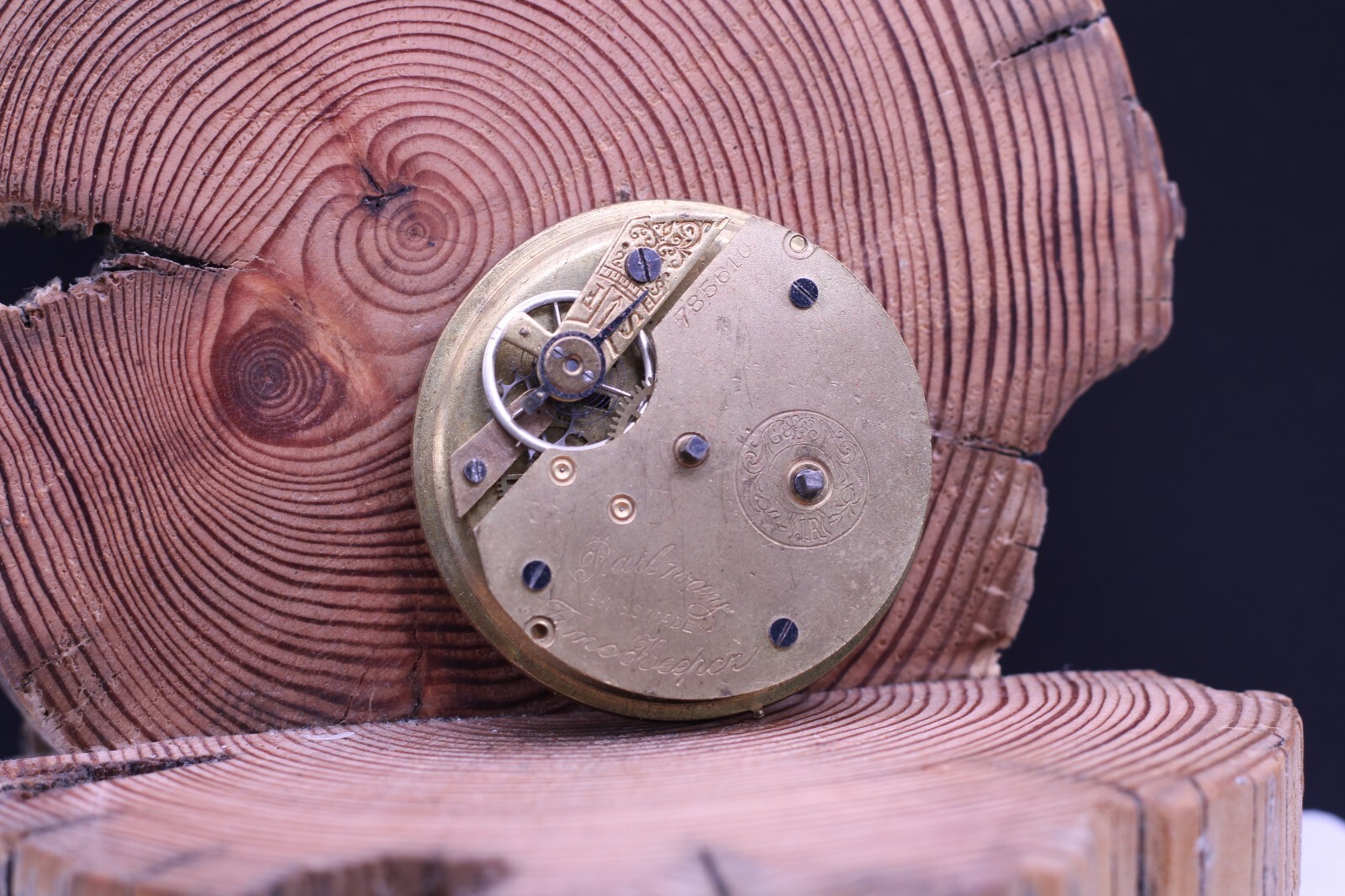 SWISS RAILWAY TIME KEEPER KEYWIND POCKET WATCH MOVEMENT FOR REPAIR 46.6mm (KW)