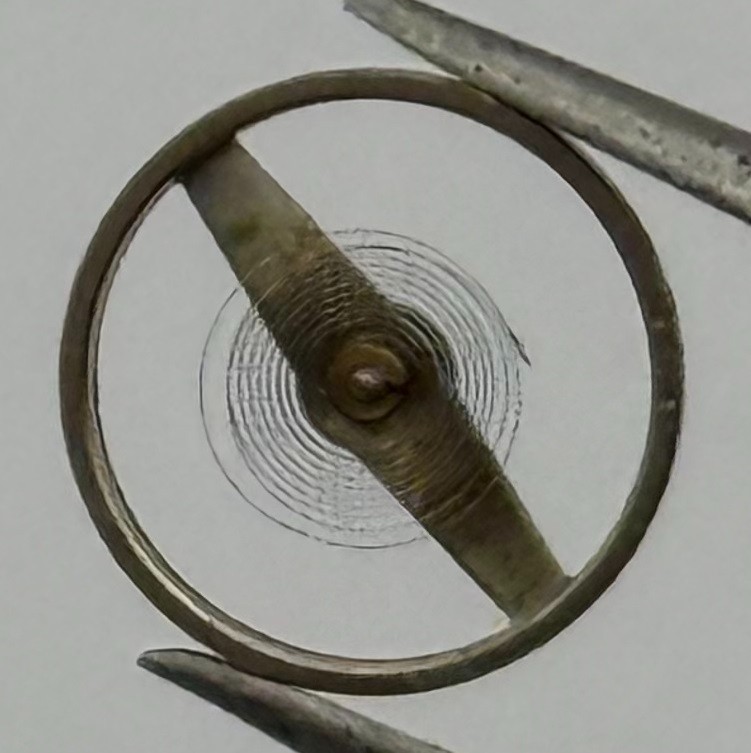 FHF 60 Balance Wheel Complete And Spring 6¾-8’’’ 200 M Watch Movement Parts NOS
