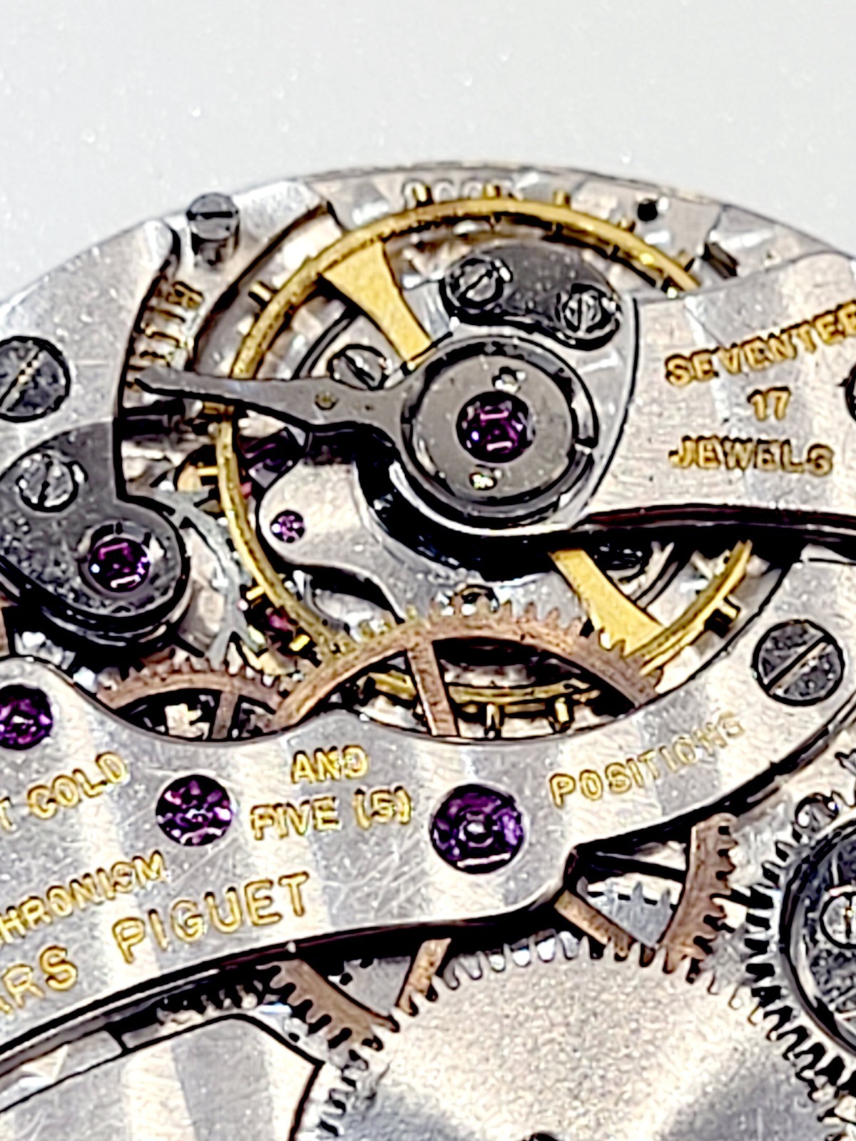 Genuine Audemars Piguet Cal 2001 Movement 18K Gold Witht Crown Hands For Parts