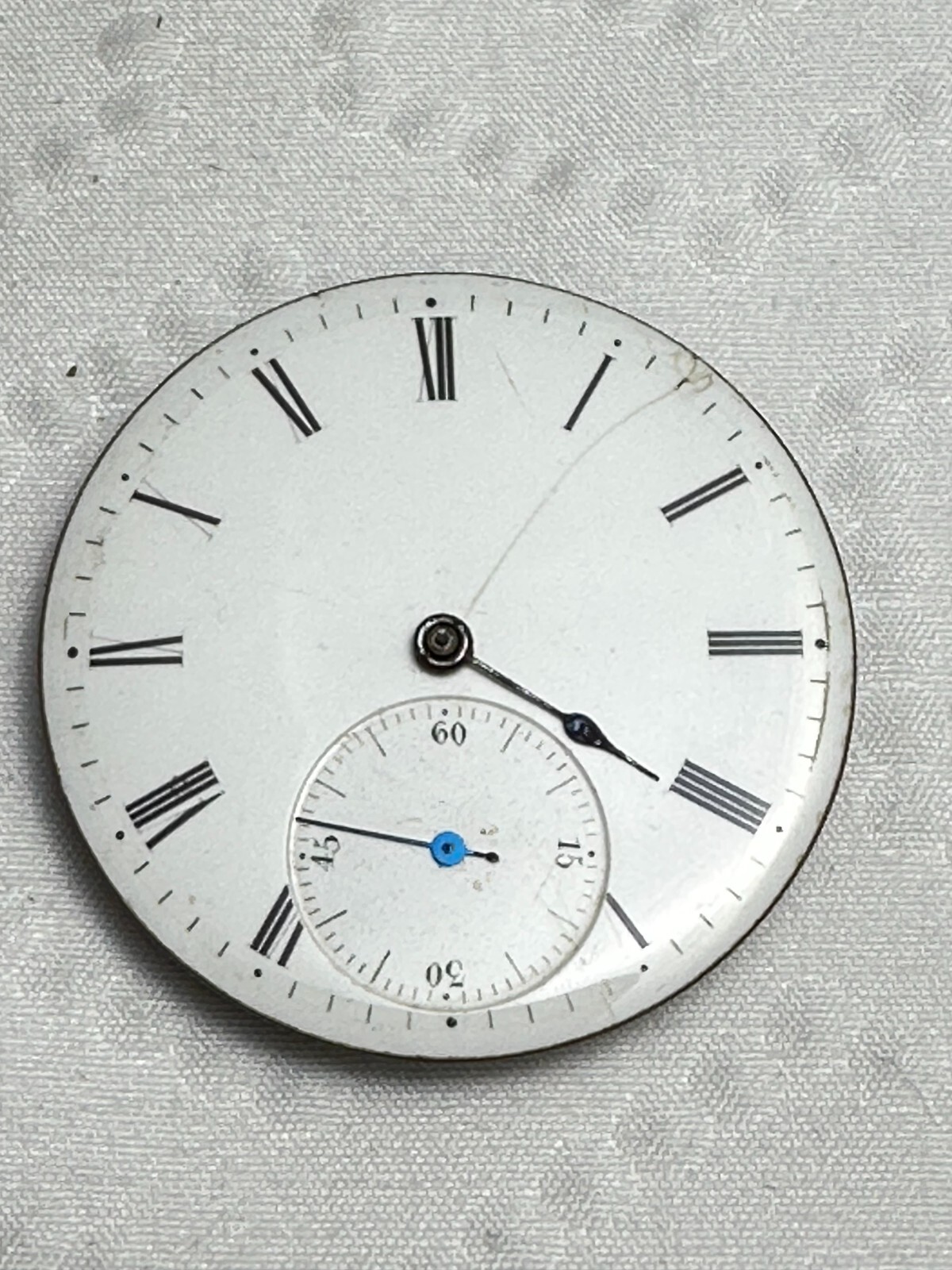 Vintage Unbranded Pocket Watch Movement NOT WORKING PARTS ONLY Steampunk Craft