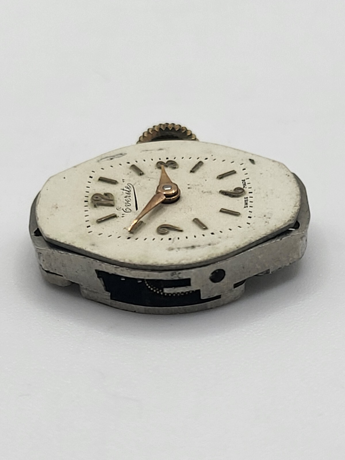 Everite FHF 60 Cal 955 Manual Wind Watch Movement 15 Jewels Swiss 17.7mm