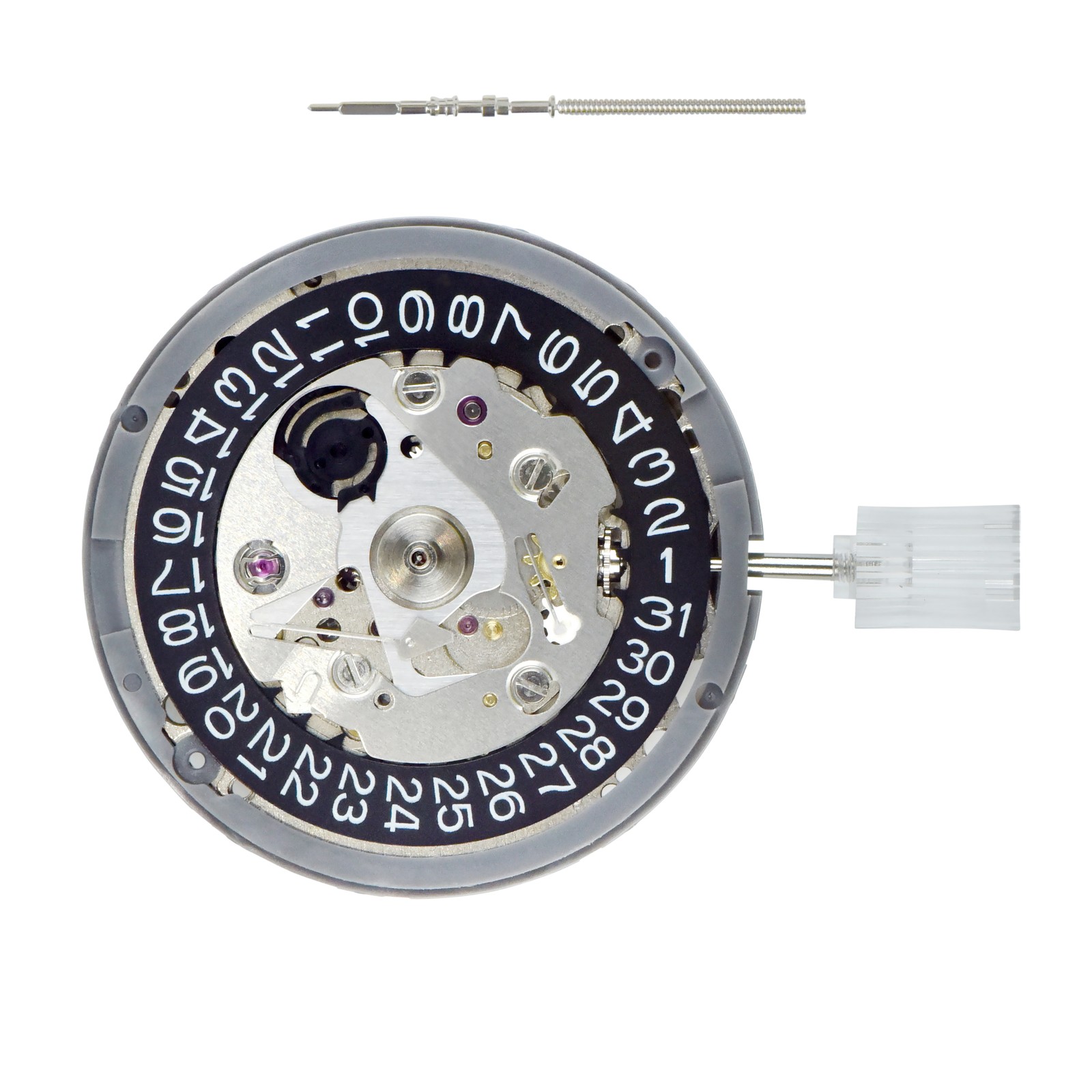 GENUINE SEIKO NH34 NH34A 4R34 GMT AUTOMATIC MOVEMENT WITH DATE DISC BLACK – USA