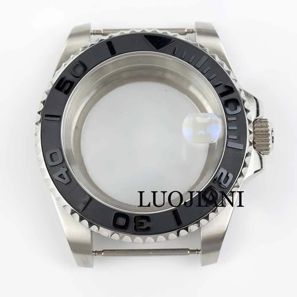 40mm NH35 Steel Case Ceramic Bezel Sapphire 28.5 Dial Jubilee Strap