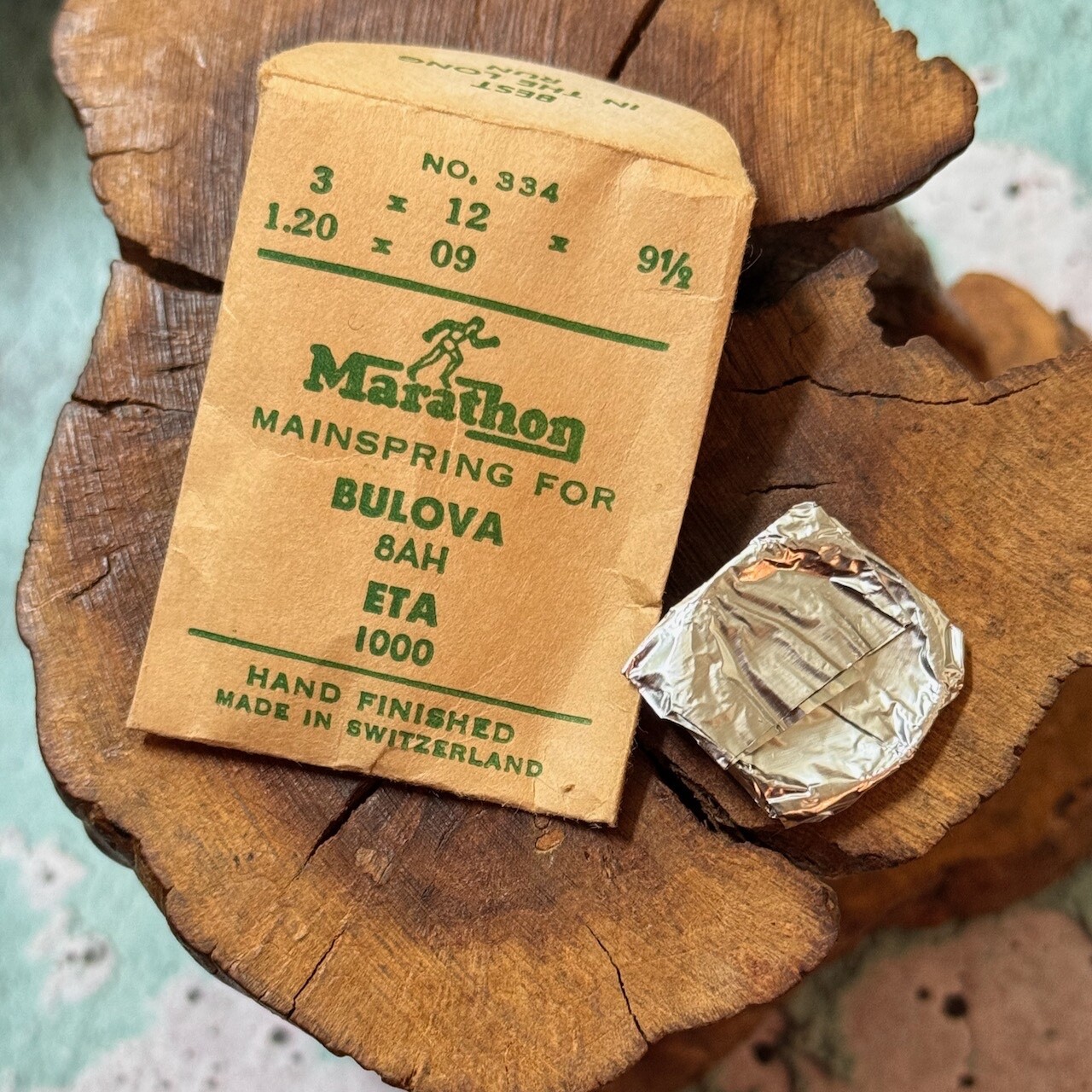 Vintage Bulova watch 8AH Mainspring Swiss new old stock part also for ETA 1000