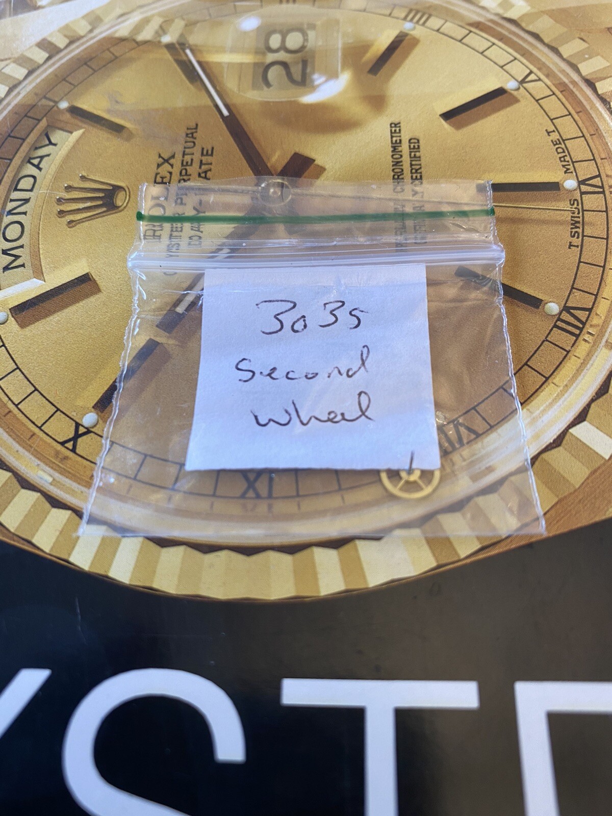 Rolex- Genuine part 3035-5014 second wheel excellent condition