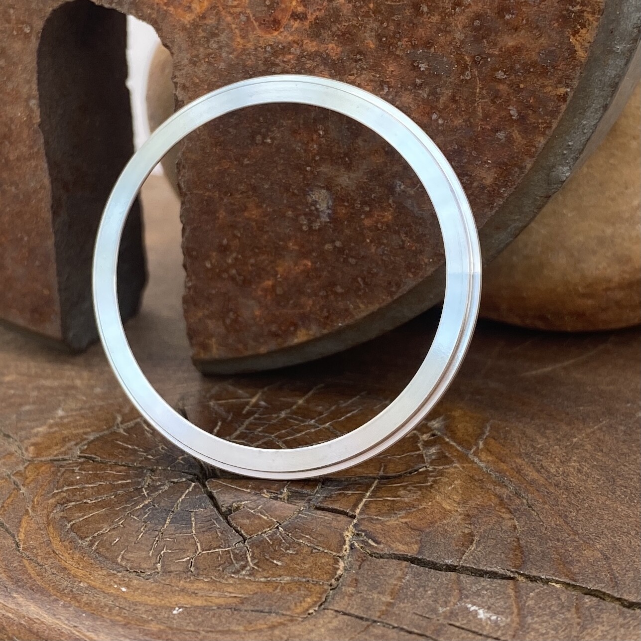 Brushed Stainless Steel Chapter Ring for Seiko SRP SRP777 Turtles ~ US Seller