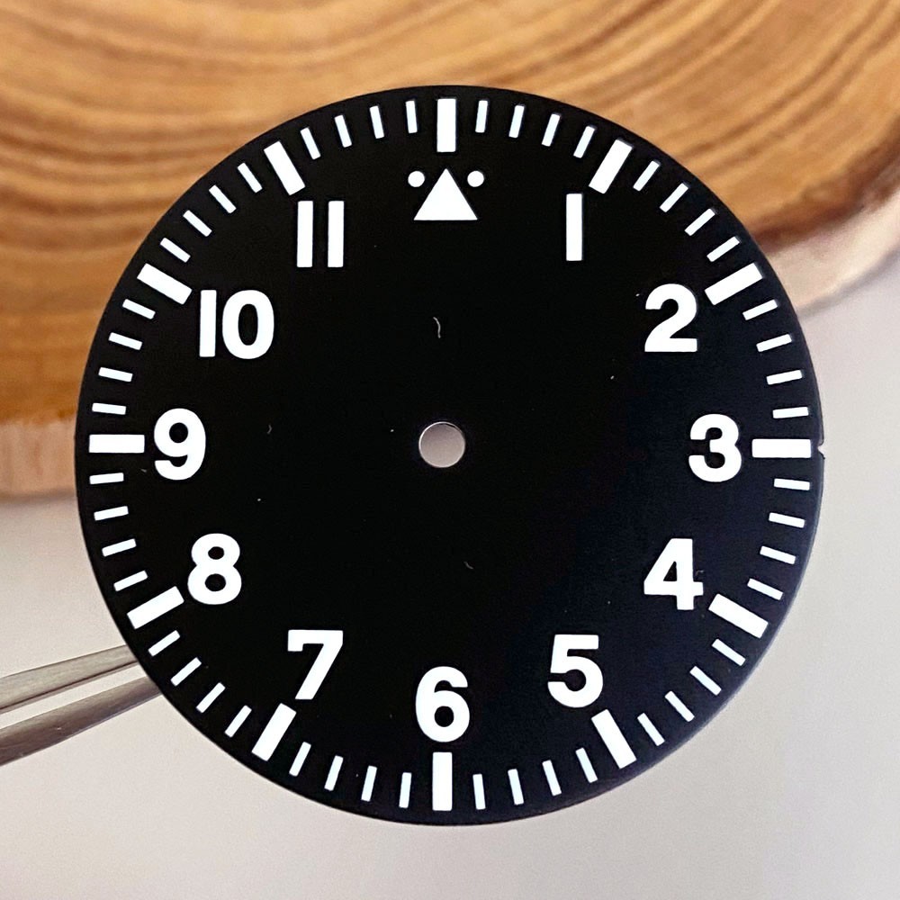 39mm Pilot Watch Accessories Case+Dial+Hands Fit NH35 Miyota8215 ETA2824 PT5000