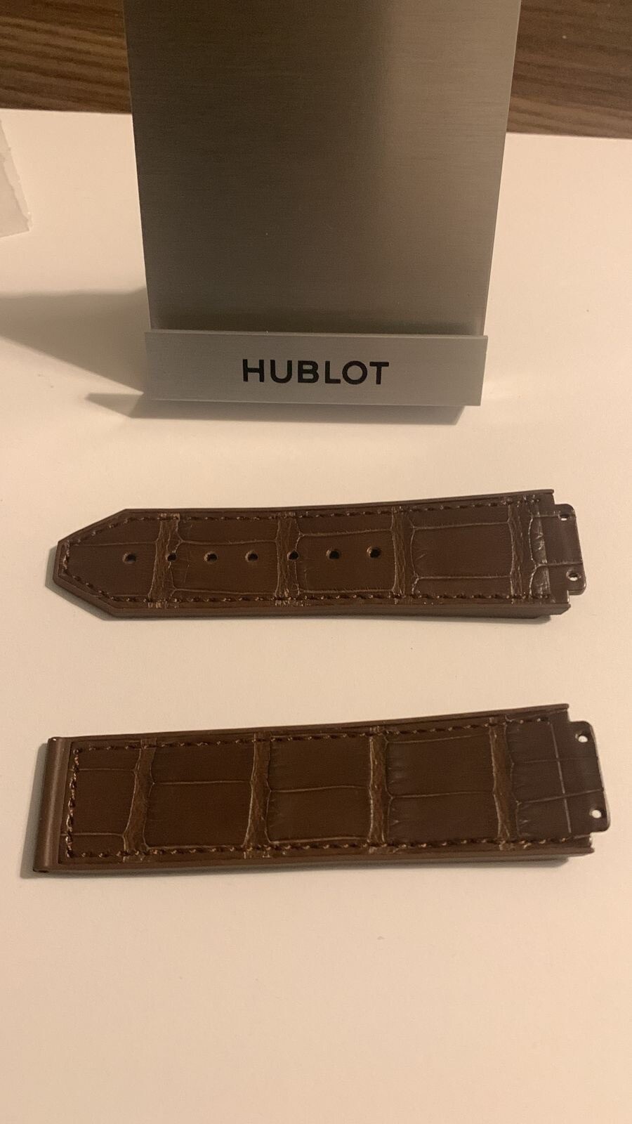 Hublot Leather Brown Strap For Big Bang 41 mm 12-341-80 Mens 22 x 20 mm ￼￼￼￼￼ ￼