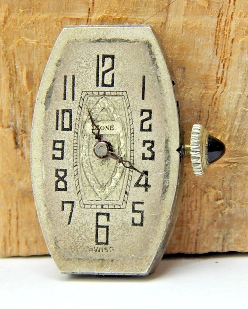 Vintage Dione 15 jewel 2 adjustment wrist watch movement with good balance