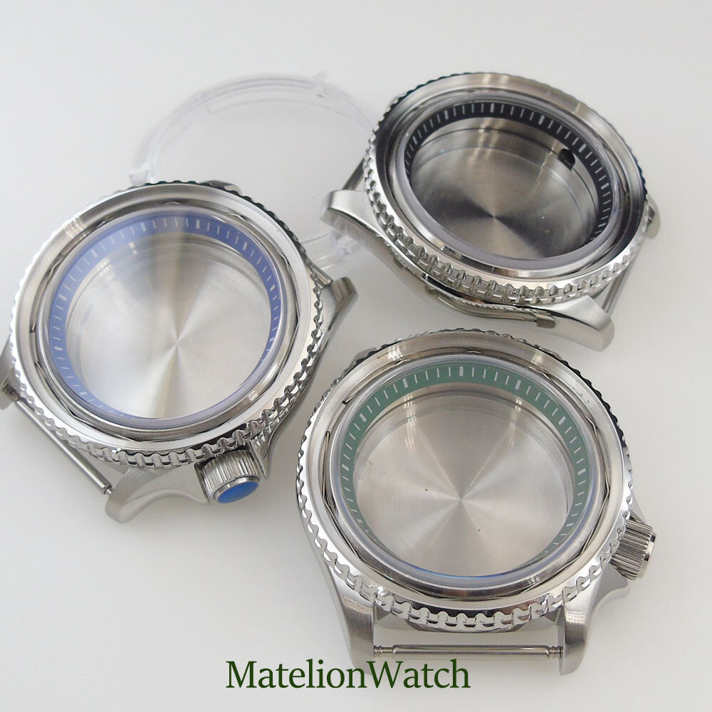 Diver Watch Case 200M Waterproof Fit For NH35 NH36 Sapphire Glass Turning Bezel