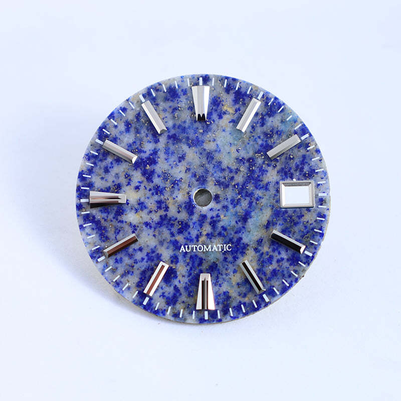 DS Purple Gold Natural Stone Dial Natural NH35 Movement 28.5mm Blue Lume Custom